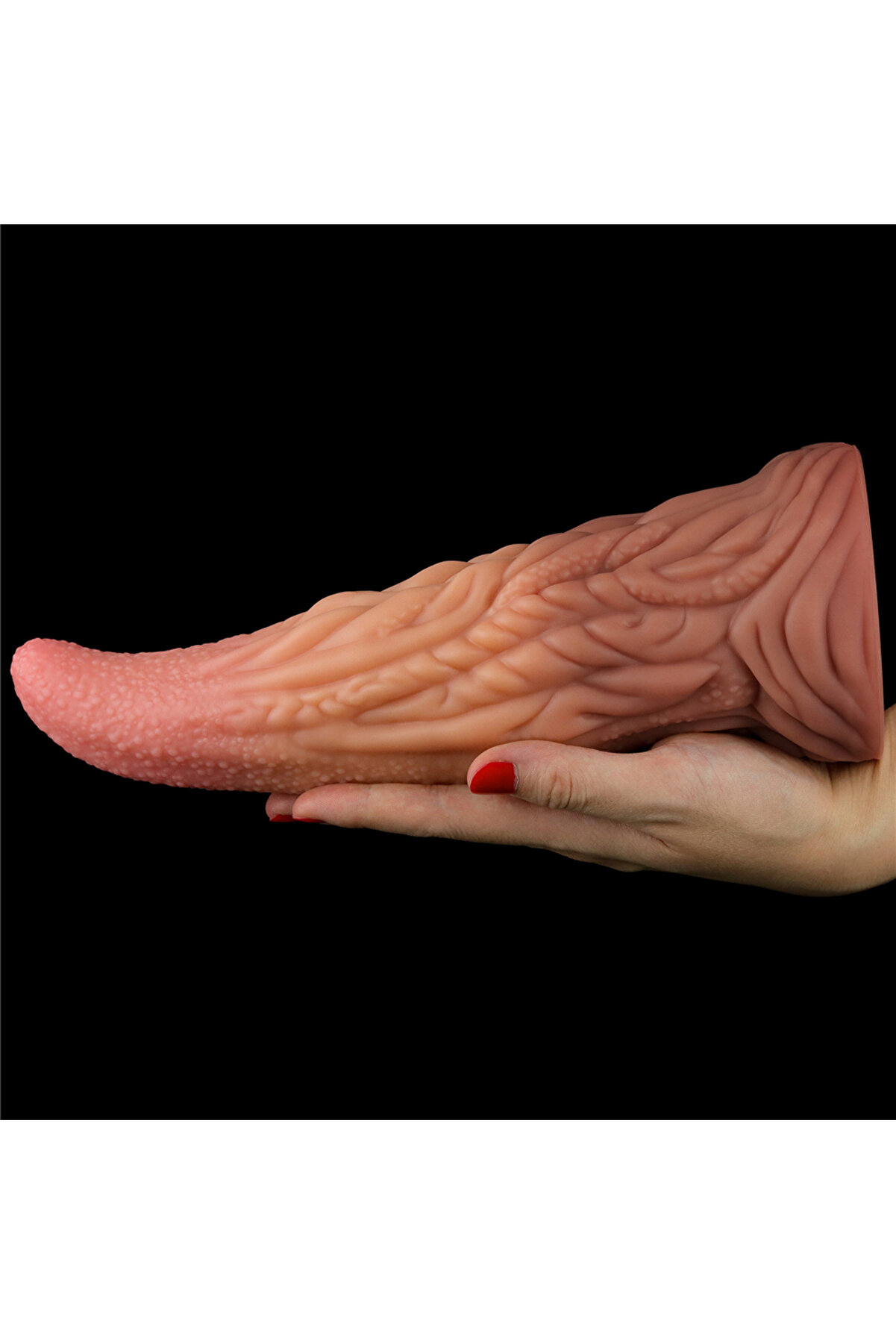 Meyrabest Lovetoy 10   Dual Layered Plati̇num Si̇li̇cone Horse Di̇ck Di̇ldo