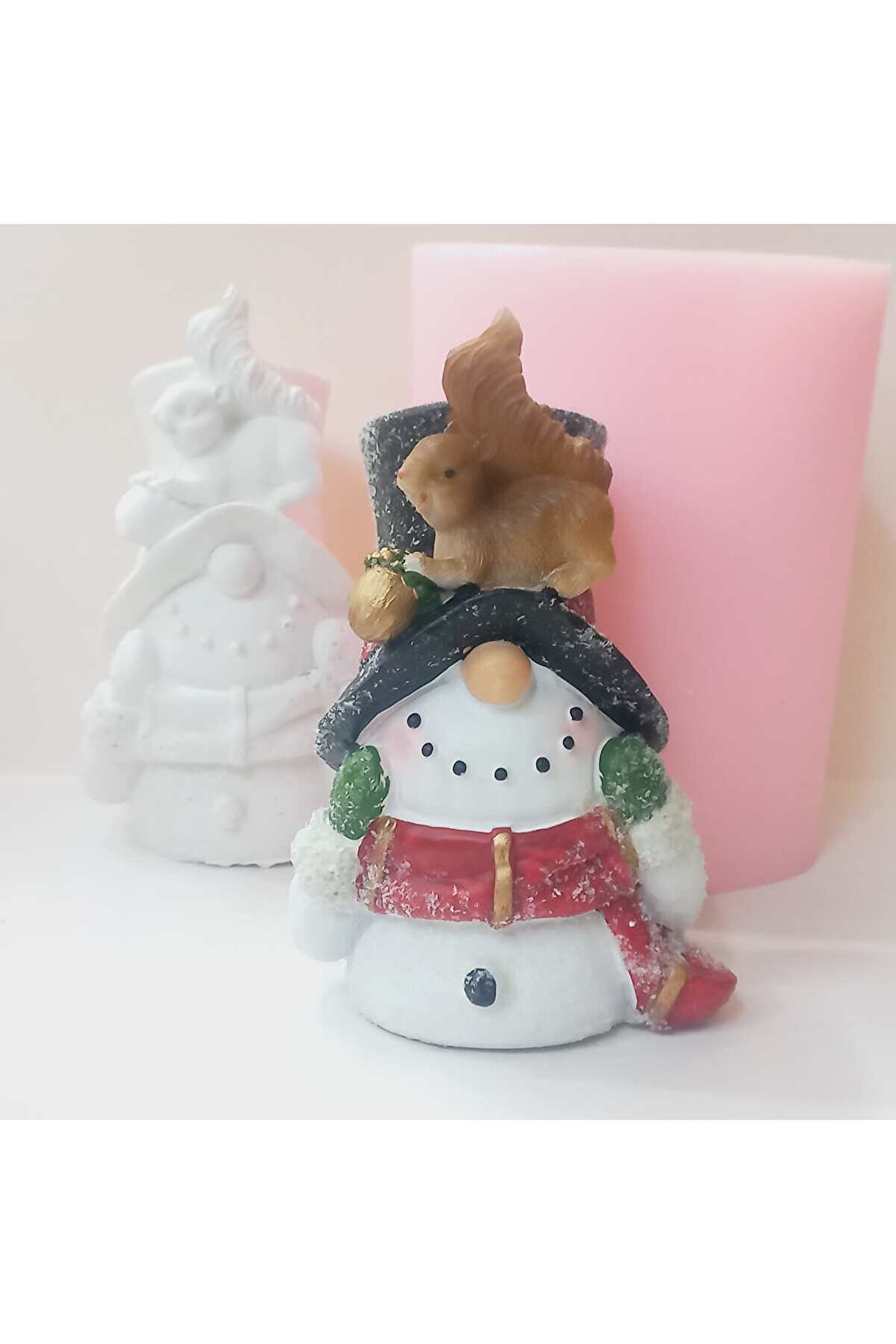 Kalıpcınızburada Si̇ncaplı  Penguen Bi̇blo Si̇li̇kon Kalıp  -K7712