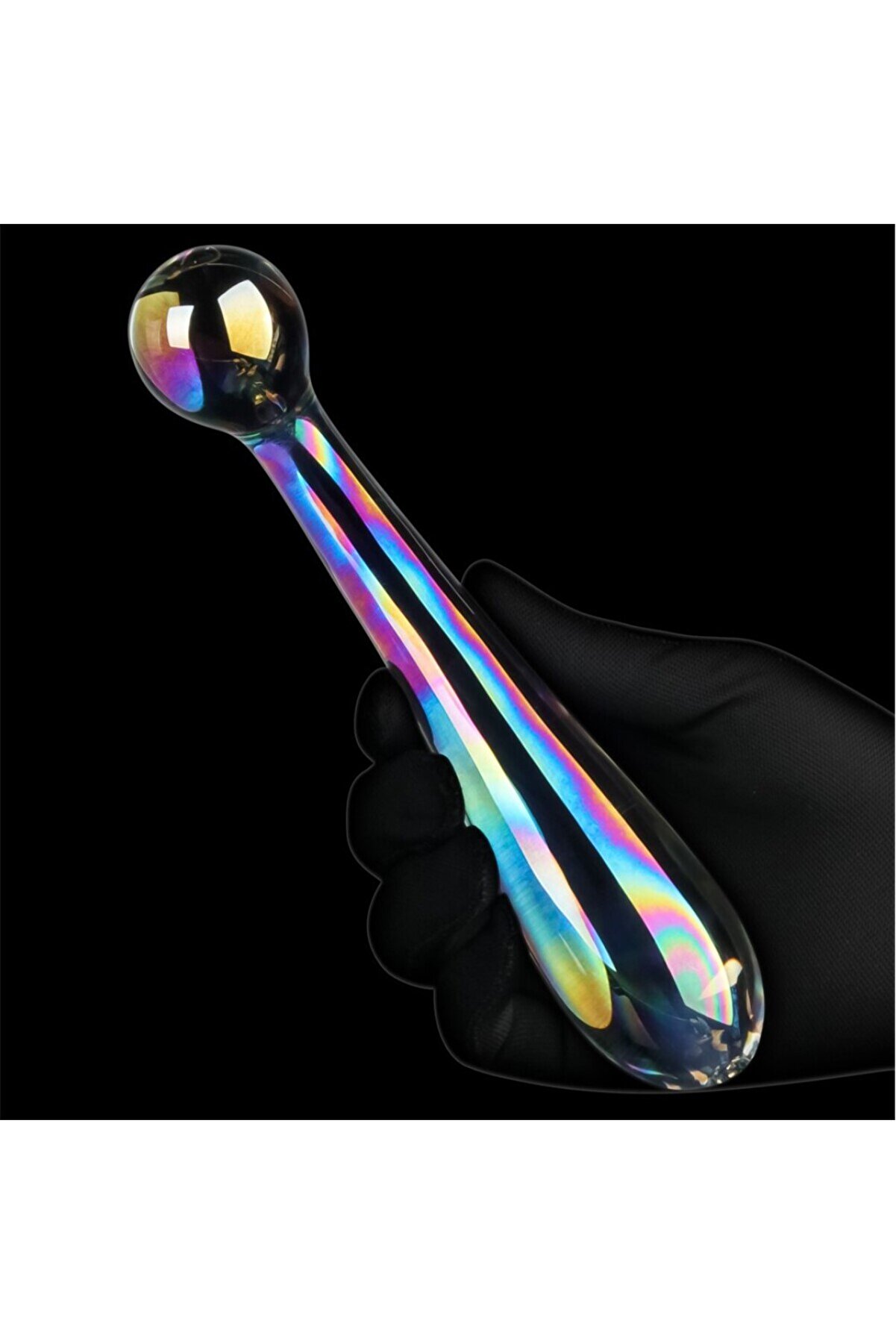 Meyrabest Gleam Glass Di̇ldo- Alluri̇ng Arc Alacakaranlık Parıltısı Cam Yapay Peni̇s Di̇ldo