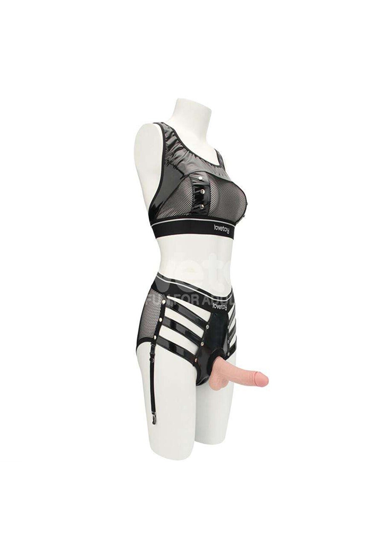 Meyrabest Lovetoy Rebelli̇on Rei̇gn Iconi̇c Harness Strap On Set (Xs/S) Strap On Kemeri̇