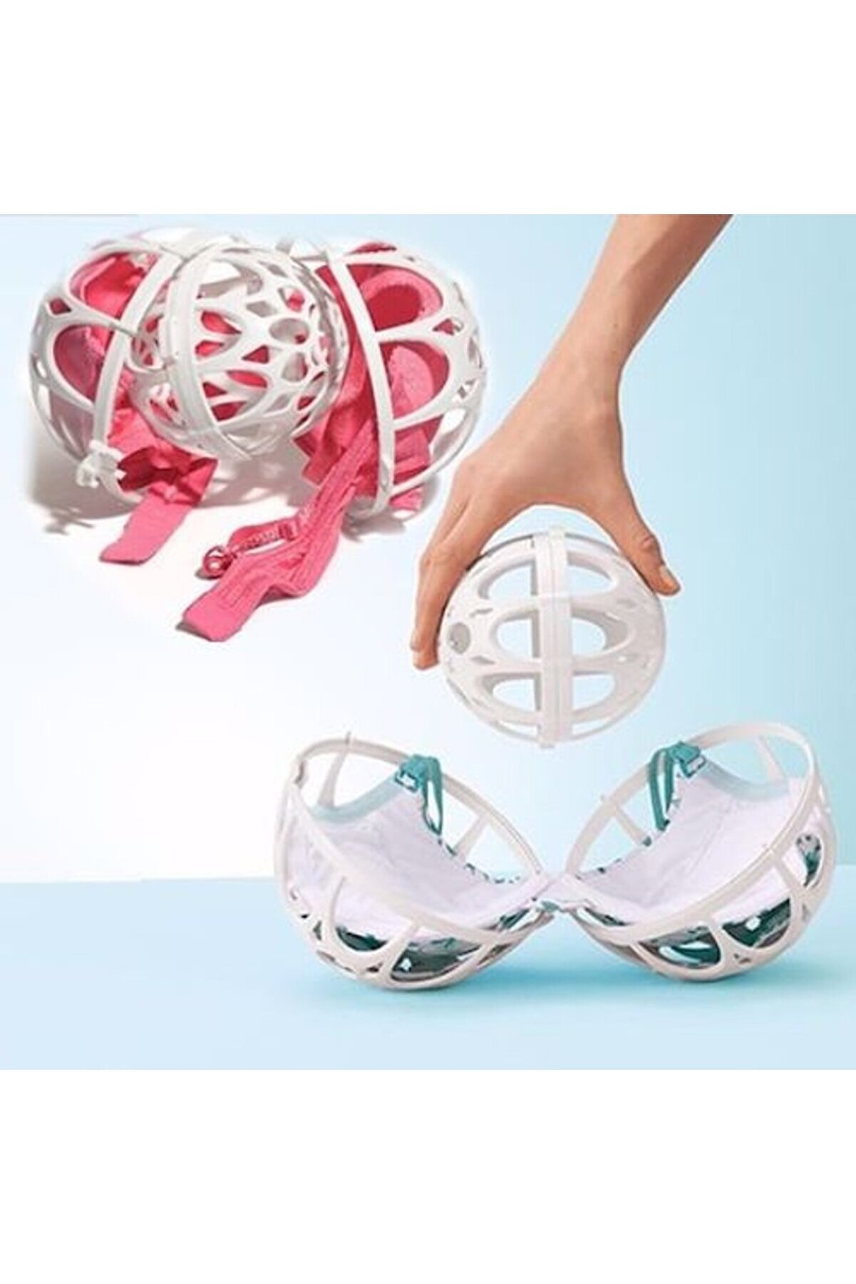 Ethab Ti̇caret S&uuml;tyen İ&ccedil; &Ccedil;amaşırı Yıkama Topu ( 1+1 ) ( &Ccedil;ap 11-15Cm & &Ccedil;evre 35-45Cm )