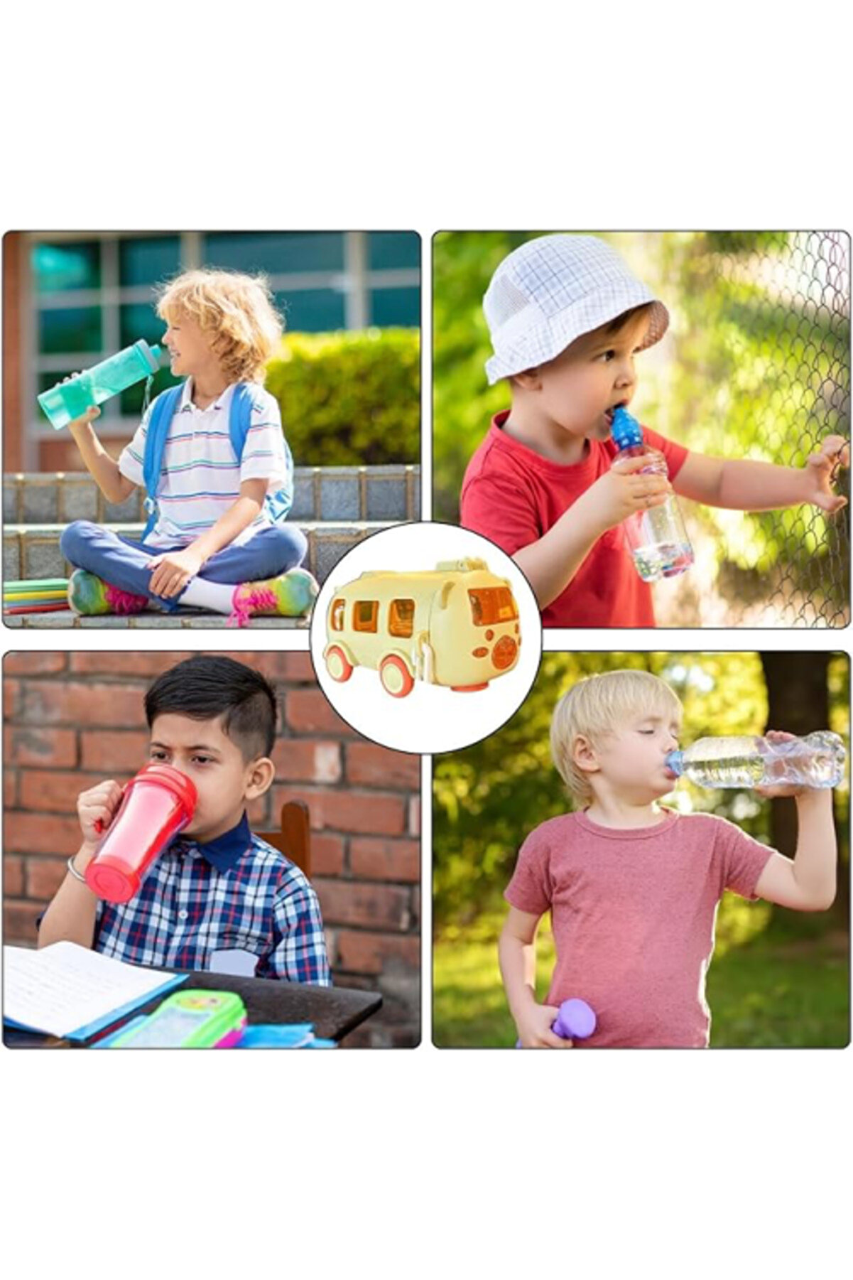 Otobüs Şekli̇nde Su Matarası