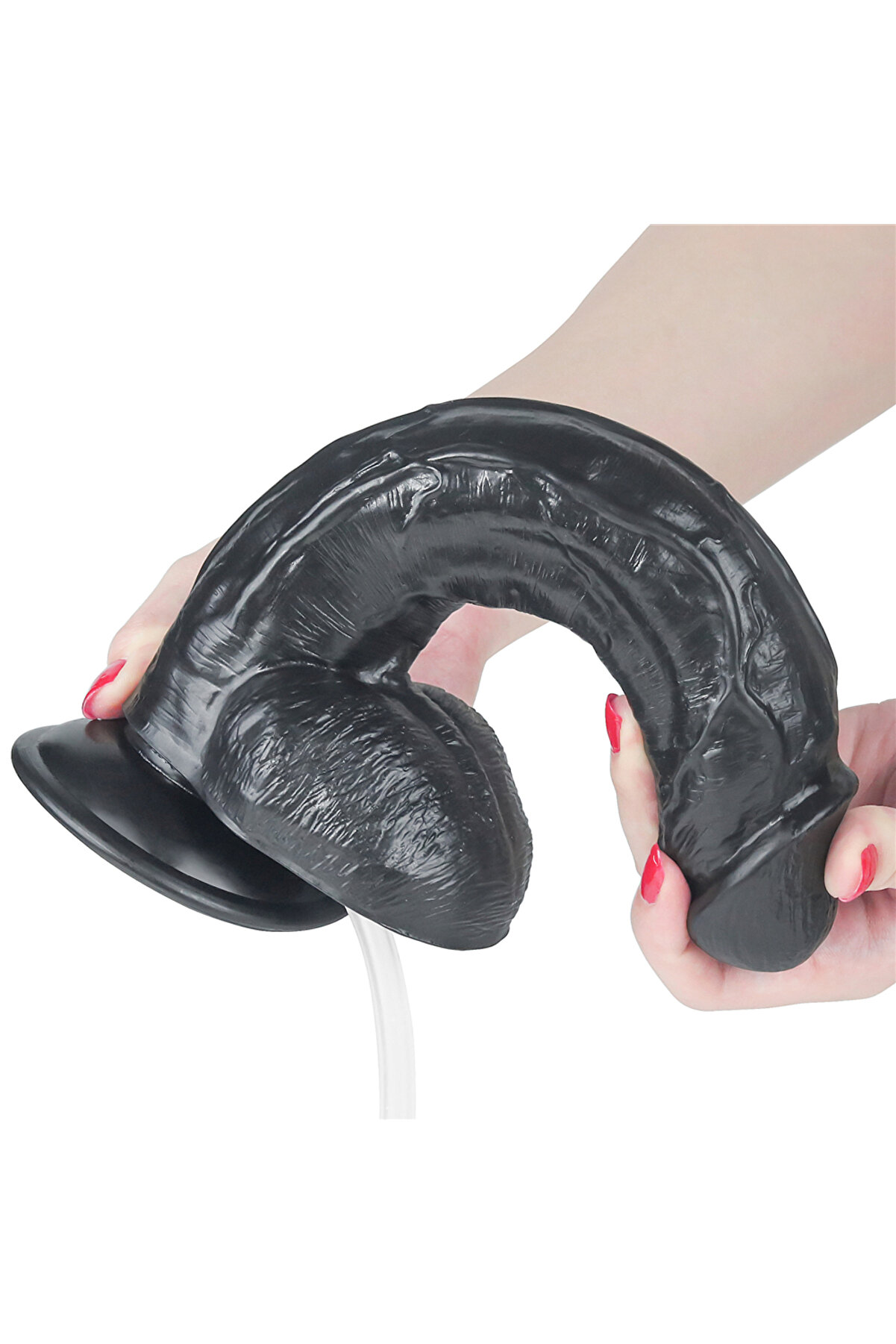 Meyrabest Lovetoy 10   Squi̇rt Extreme Boşalabi̇li̇r Di̇ldo - Black