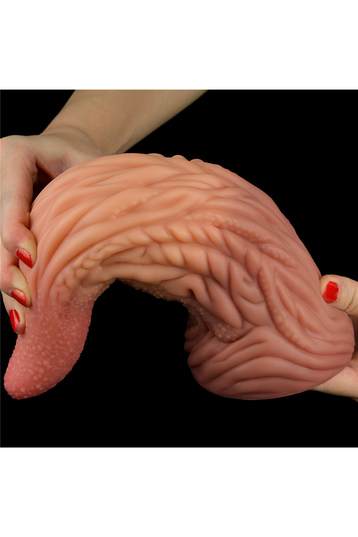 Meyrabest Lovetoy 10   Dual Layered Plati̇num Si̇li̇cone Horse Di̇ck Di̇ldo