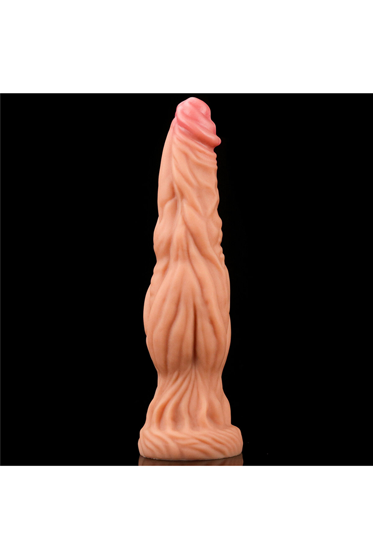 Meyrabest Lovetoy 9.5   Dual Layered Plati̇num Si̇li̇cone Cock Di̇ldo-Flesh