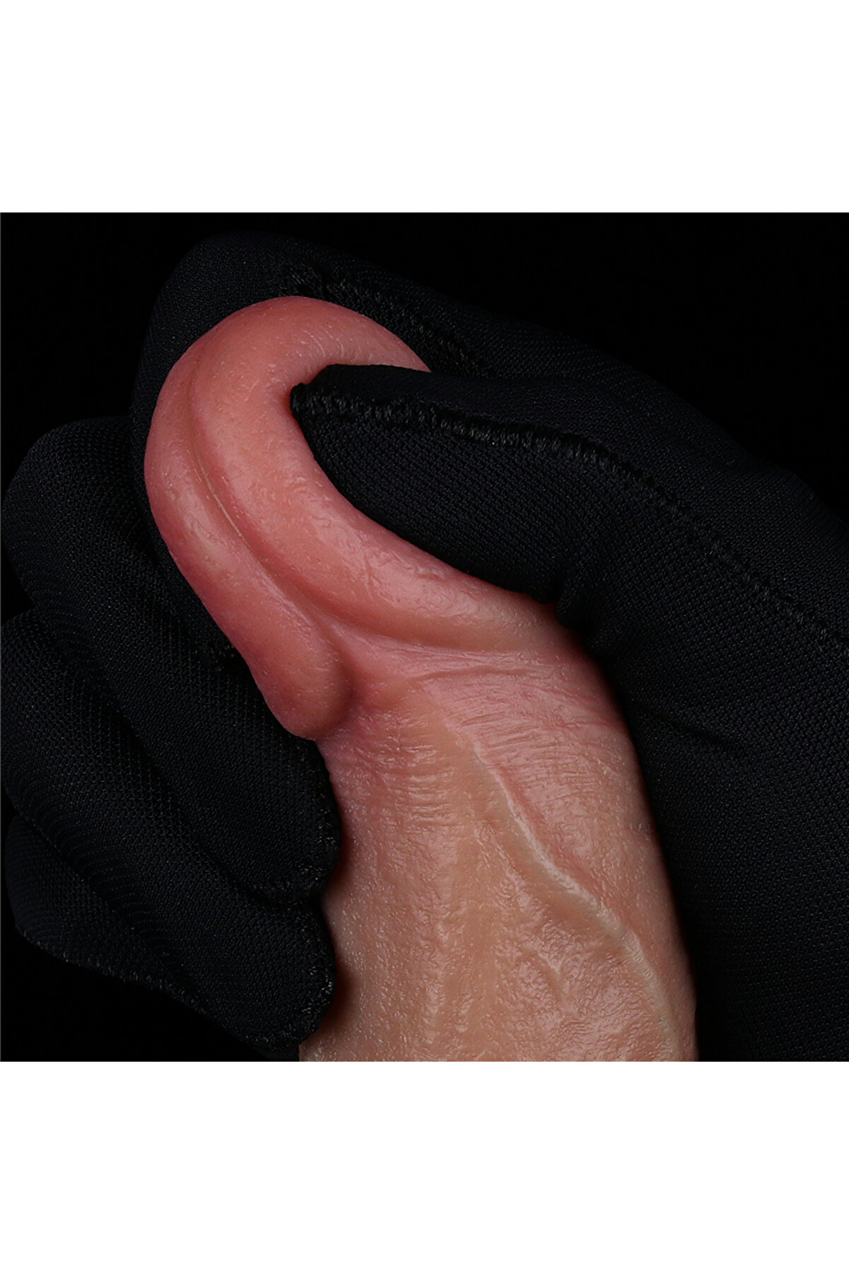 Meyrabest Belden Bağlamalı 18,5Cm &Ccedil;i̇ft Katmanlı Si̇li̇kon Strap On Di̇ldo