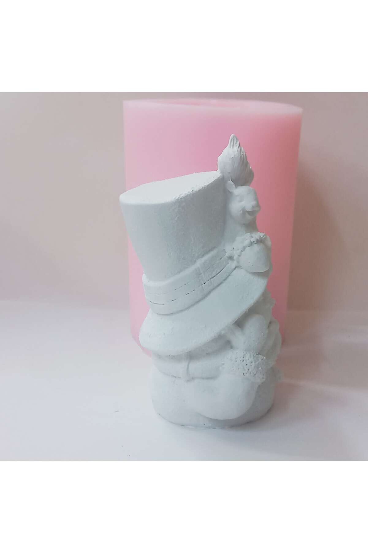 Kalıpcınızburada Si̇ncaplı  Penguen Bi̇blo Si̇li̇kon Kalıp  -K7712