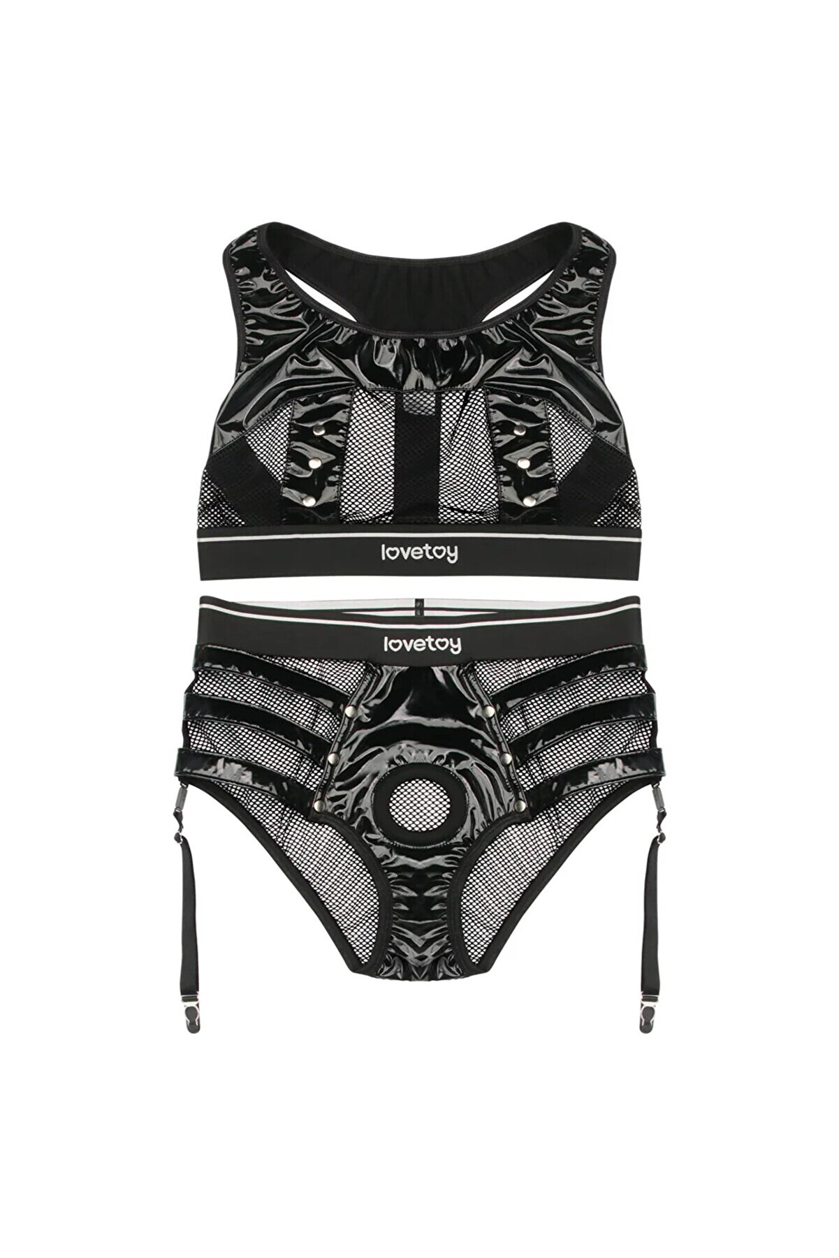 Meyrabest Lovetoy Rebelli̇on Rei̇gn Iconi̇c Harness Strap On Set (Xs/S) Strap On Kemeri̇