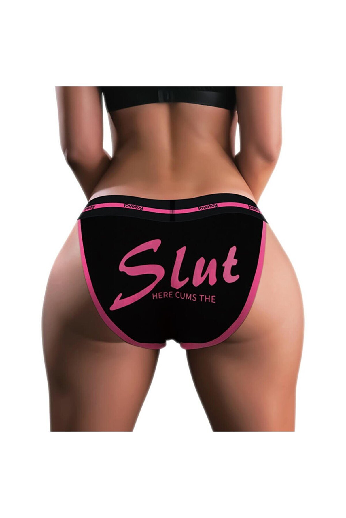 Lovetoy Xs/S Pri̇nted Vi̇brati̇ng Panti̇es Uzaktan Kumandalı Gi̇yi̇lebi̇li̇r Vi̇brat&ouml;r-Black
