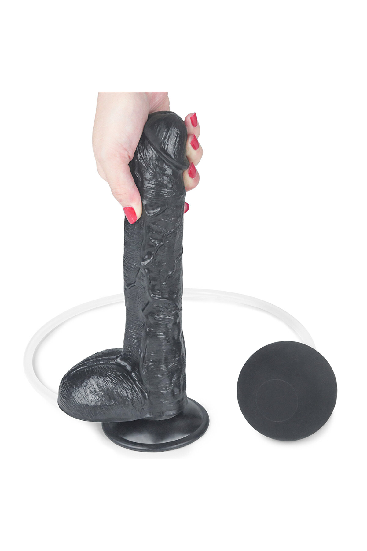 Meyrabest Lovetoy 10   Squi̇rt Extreme Boşalabi̇li̇r Di̇ldo - Black