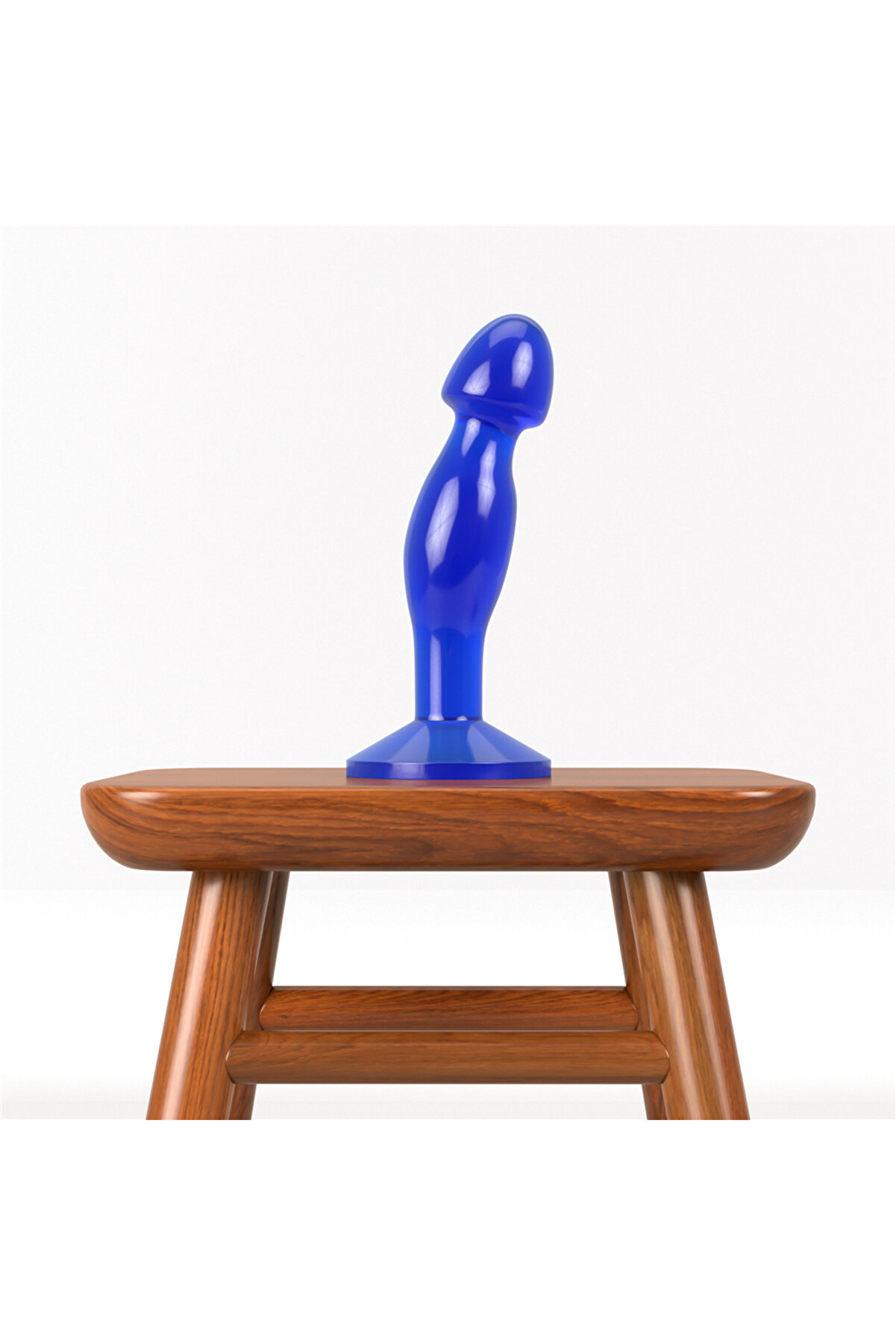 Meyrabest Flawless Clear Prostate Plug 6.5   Blue Butt Plug