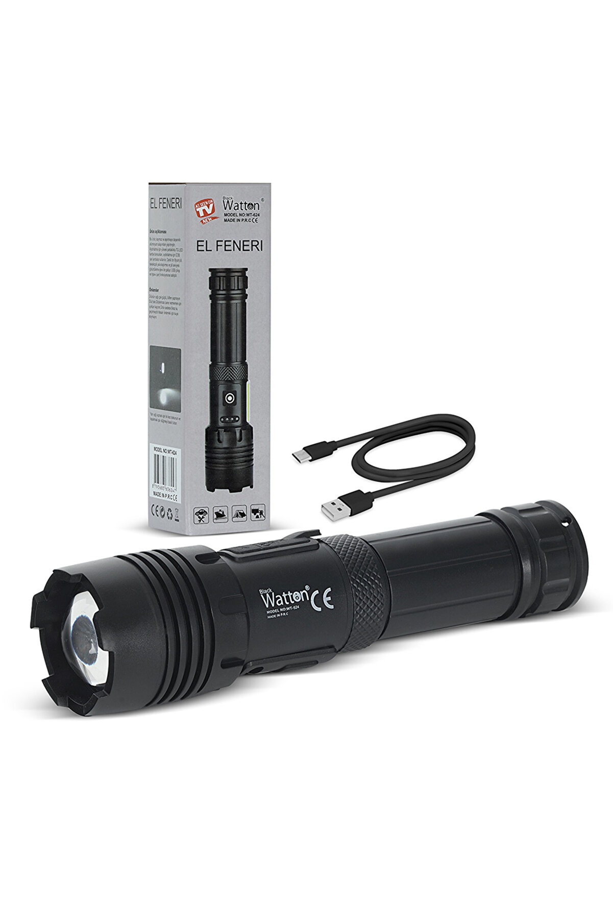 evimdeyokyok 7 Mod TX6 Powerbank El Feneri WT-624