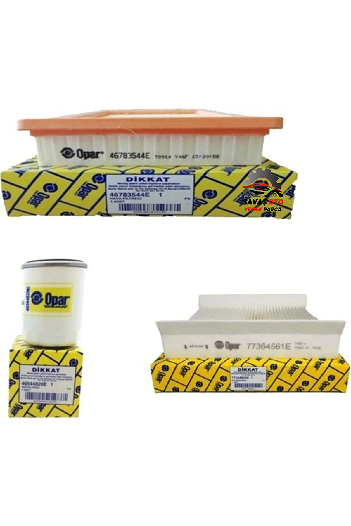 OPAR Fiat Fiorıno 1.4 Benzınlı KW57 -Bg78 Filtre Bakım Seti 2009-sonrası