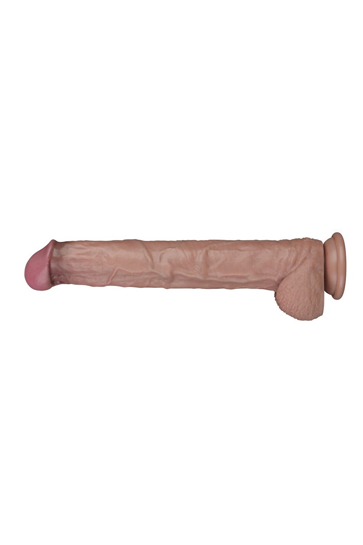 Meyrabest Lovetoy 37Cm &Ccedil;i̇ft Katmanlı B&uuml;k&uuml;lebi̇li̇r Si̇li̇kon Peni̇s Xxl Cock Di̇ldo