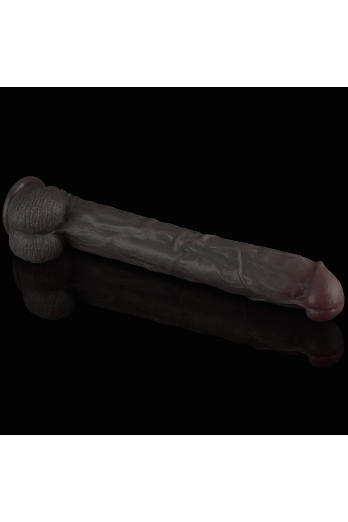 Meyrabest Lovetoy 14.5   Dual Layered Bendable Si̇li̇cone Cock Xxl(Black) Di̇ldo