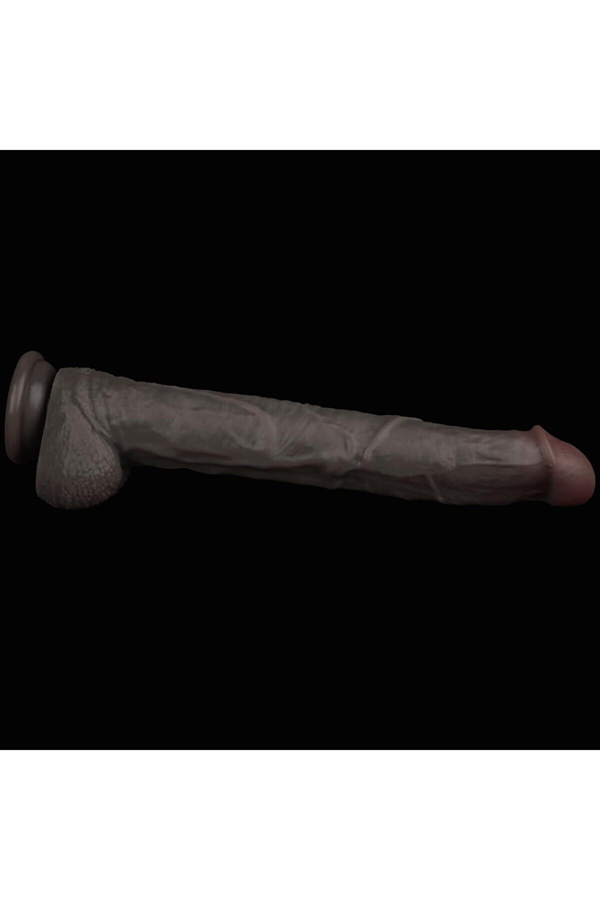 Meyrabest Lovetoy 37,5 Cm &Ccedil;i̇ft Katmanlı B&uuml;k&uuml;lebi̇li̇r Si̇li̇kon Peni̇s Xxl (Si̇yah) Di̇ldo