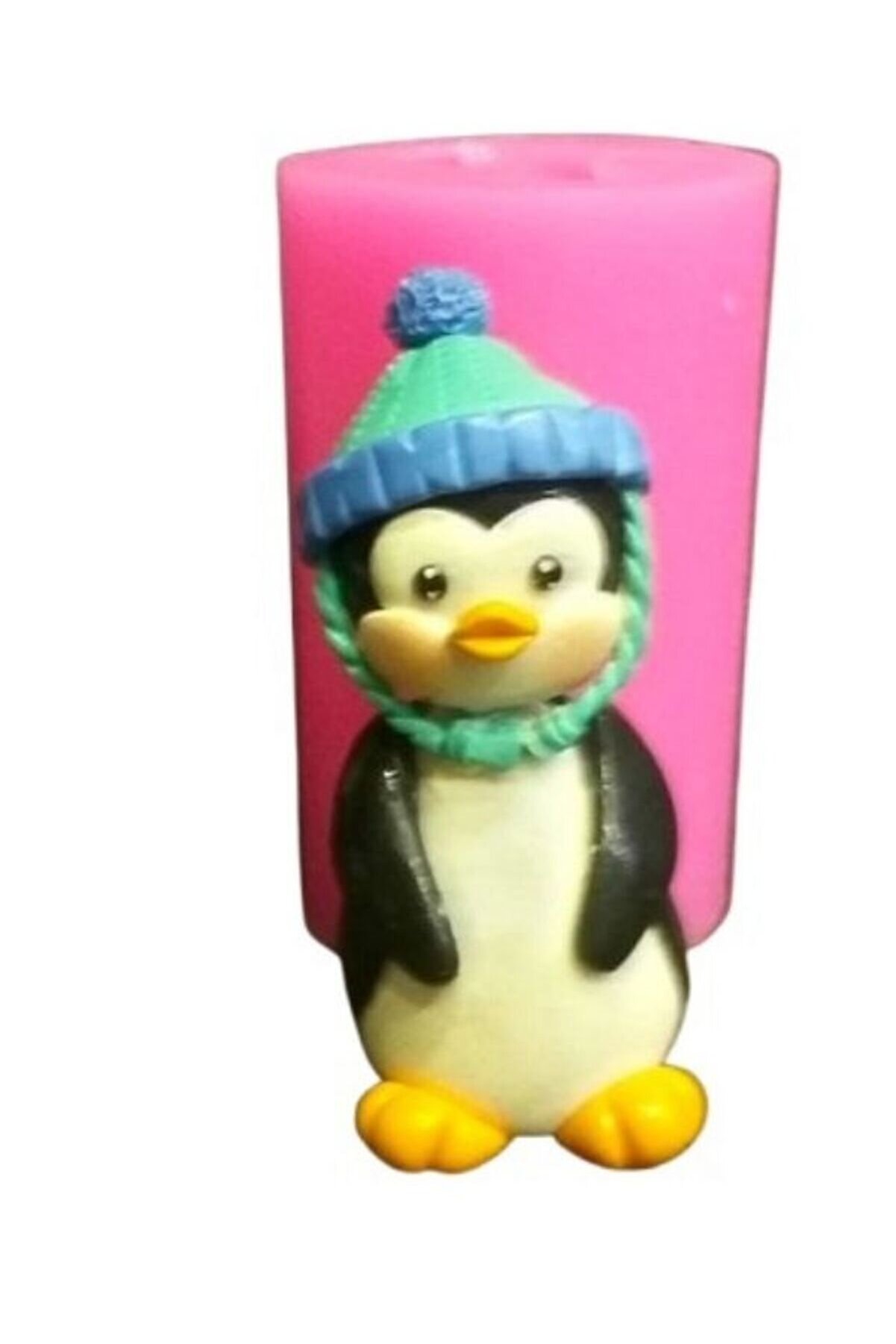 Kalıpcınızburada Penguen Bi̇blo -2  Si̇li̇kon Kalıp - K7825