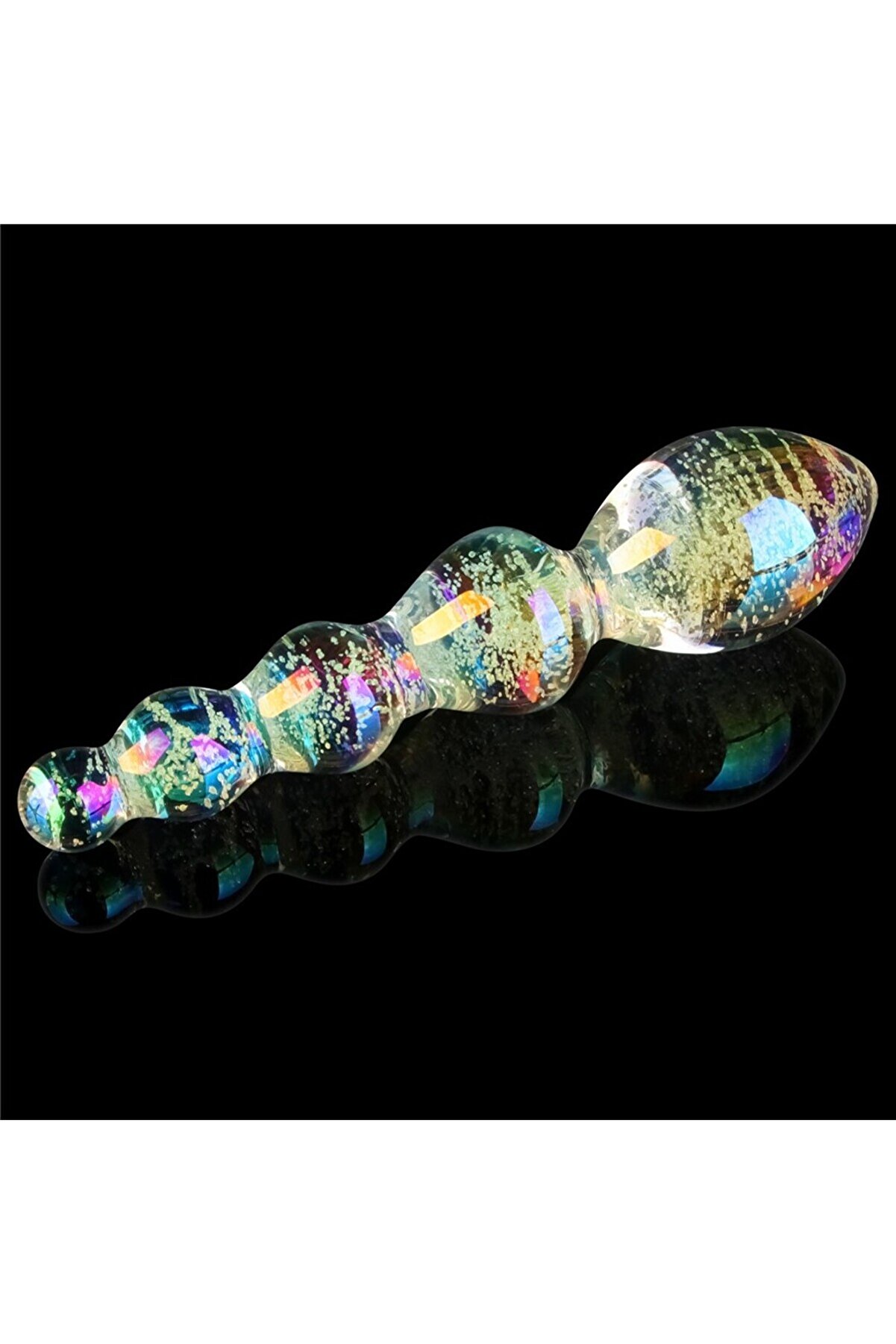 Meyrabest Glow İn The Dark Twi̇li̇ght Gleam Glass Tantali̇zi̇ng Orbs Karanlıkta Parlayan Parıltılı Cam Di̇ldo