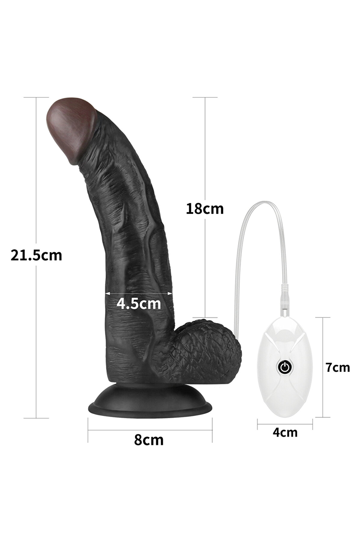 Meyrabest Lovetoy Belden Bağlamalı 21,5Cm Vi̇brati̇ng Easy Strapon Set 8.5   Black Strap On Di̇ldo