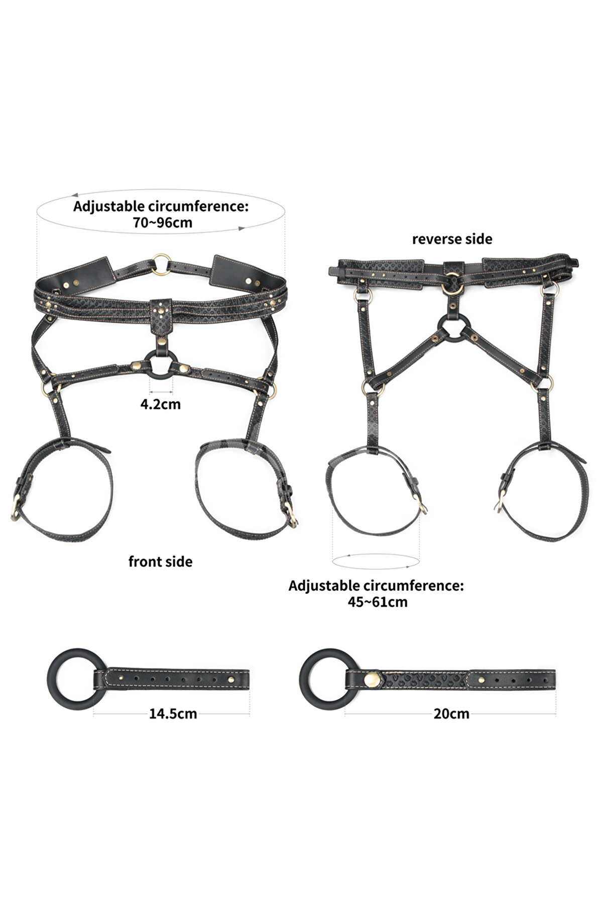 Meyrabest Lovetoy Rebelli̇on Rei̇gn Full Body Harness Tam V&uuml;cut Kemeri̇