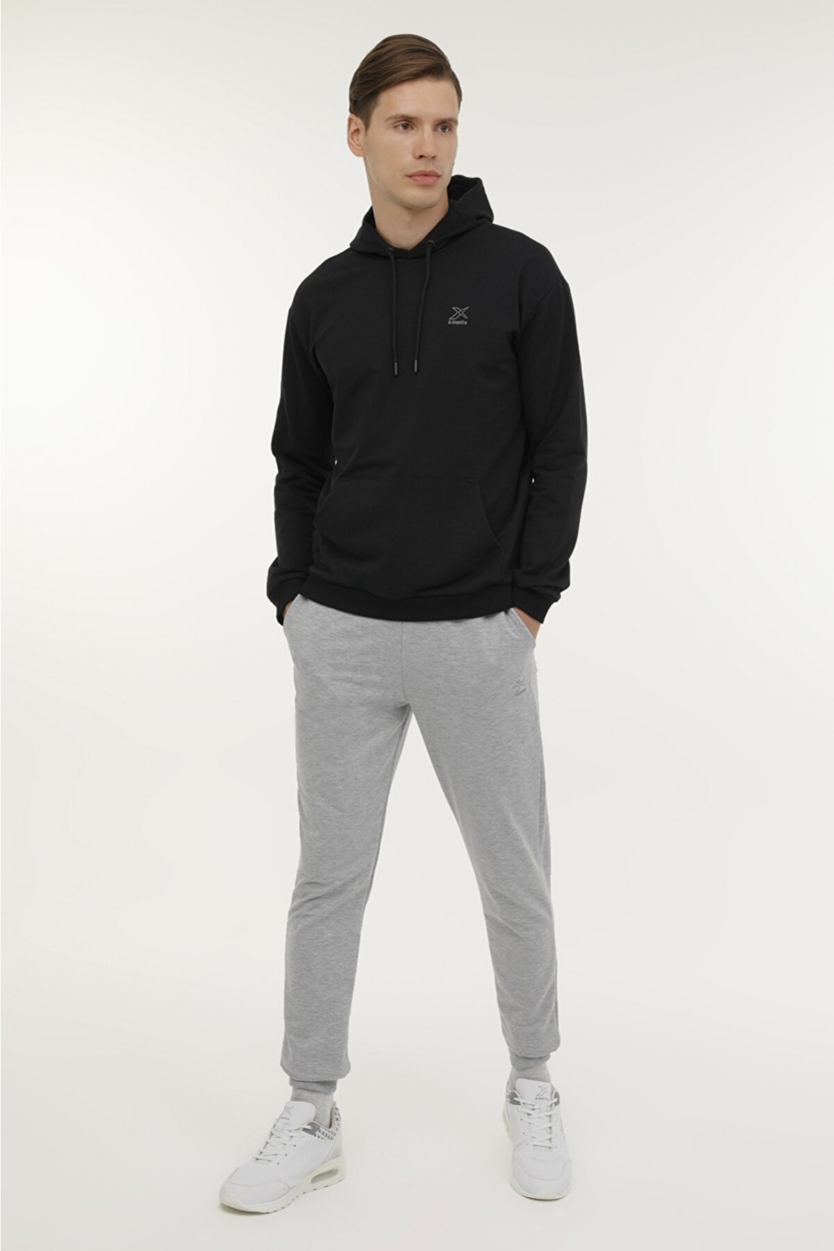 Ki̇neti̇x M-Sn88 Bsc Hoodıe 3Fx Si̇yah Erkek Sweatshi̇rt