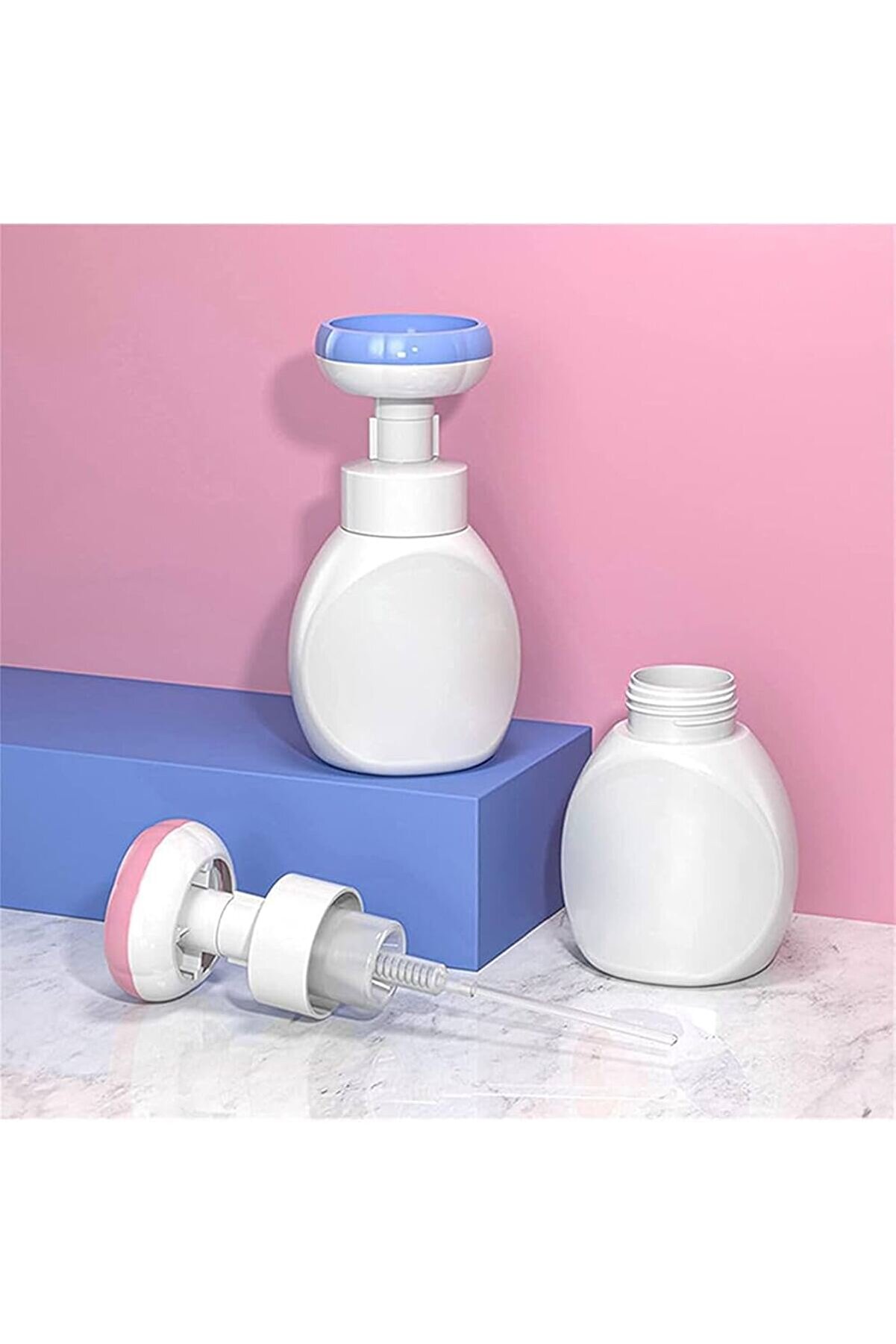 Ethab Ti̇caret &Ccedil;i̇&ccedil;ek Şeki̇lli̇ K&ouml;p&uuml;k &Ccedil;i̇karan Basmali̇ Sabunluk Sıvı Sabunluk 100 Ml