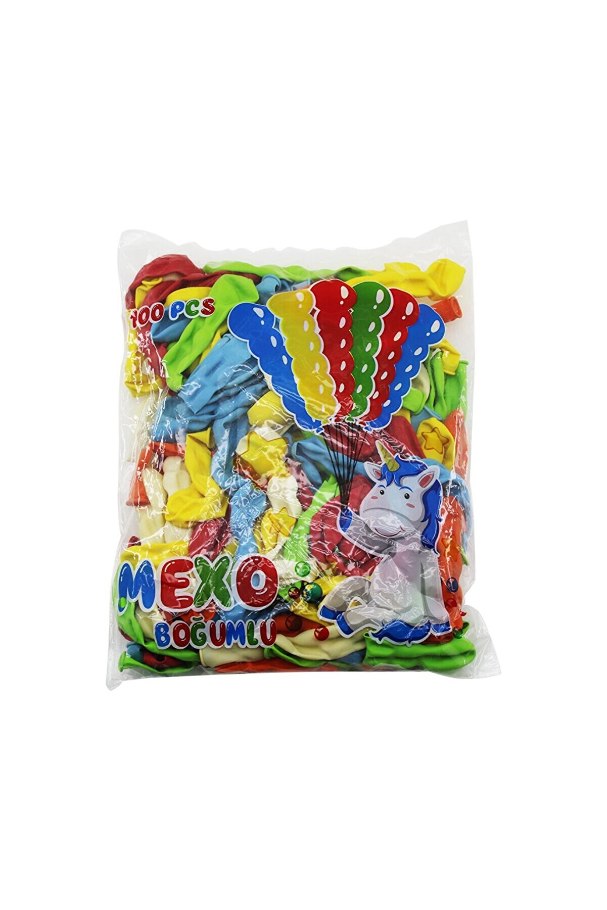 Go İthalat Mexo Boğumlu Balon 100Pcs (4457)