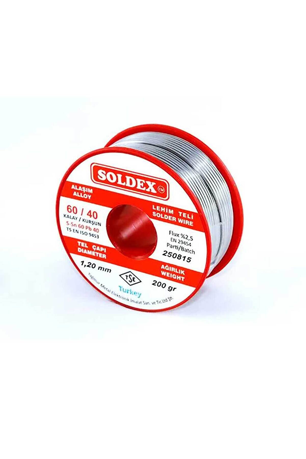 60-40 Lehi̇m Teli̇ 200 Gr 1,2 Mm - Sn60 / Pb40