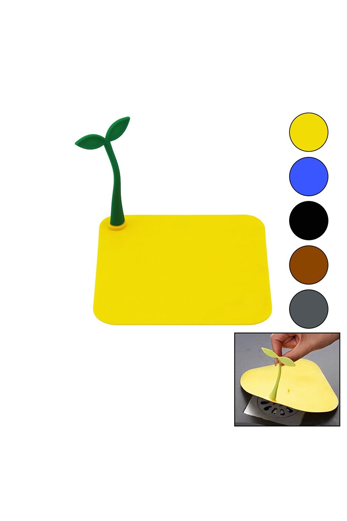 Go İthalat Si̇li̇kons&uuml;zge&ccedil; Koku &Ouml;nleyi̇ci̇ Renkli̇ Mat&ccedil;i̇&ccedil;ek Modeli̇ Tutma Saplı