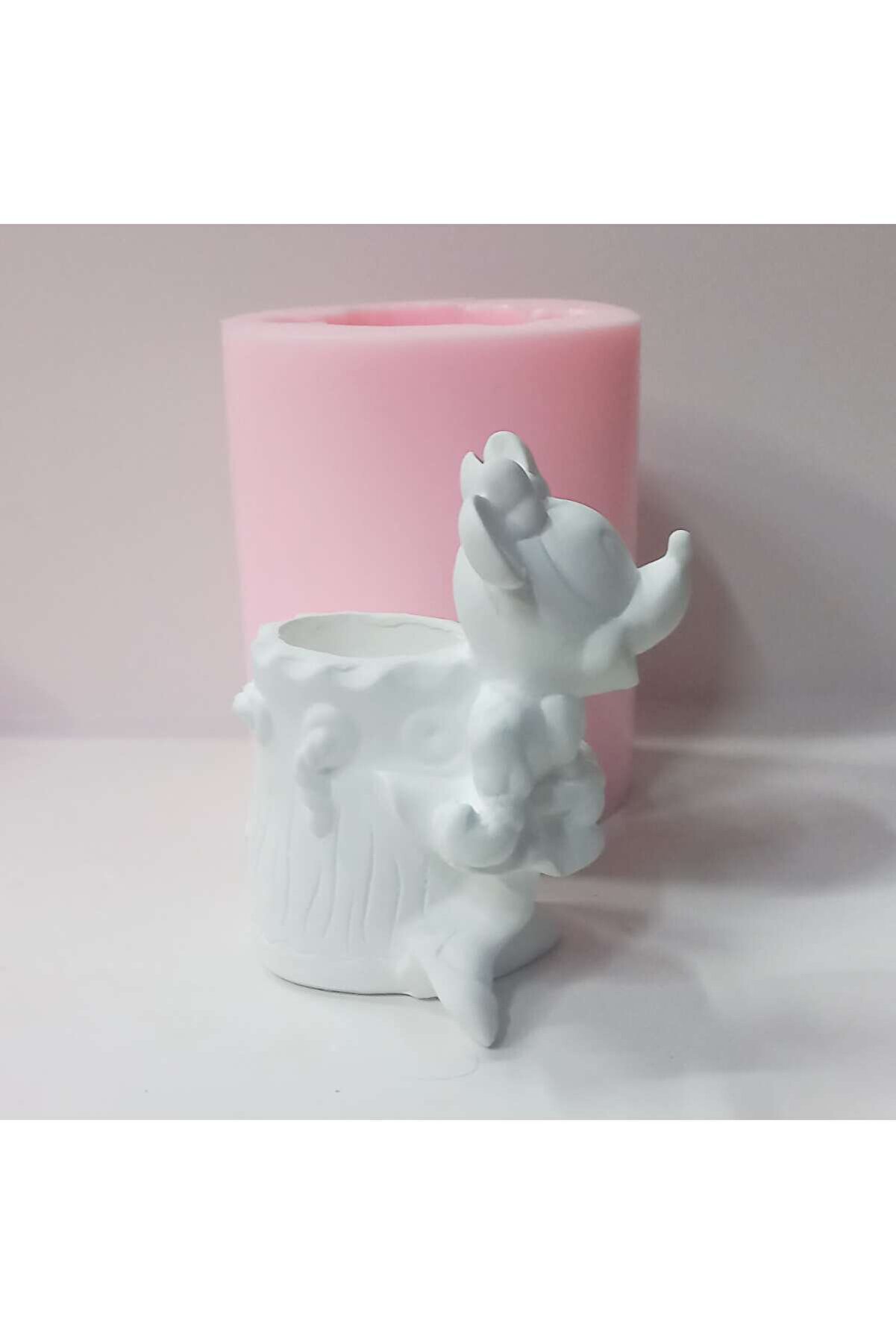 Kalıpcınızburada Sevi̇mli̇ Kız  Kalemli̇k  Si̇li̇kon Kalıp - K7872