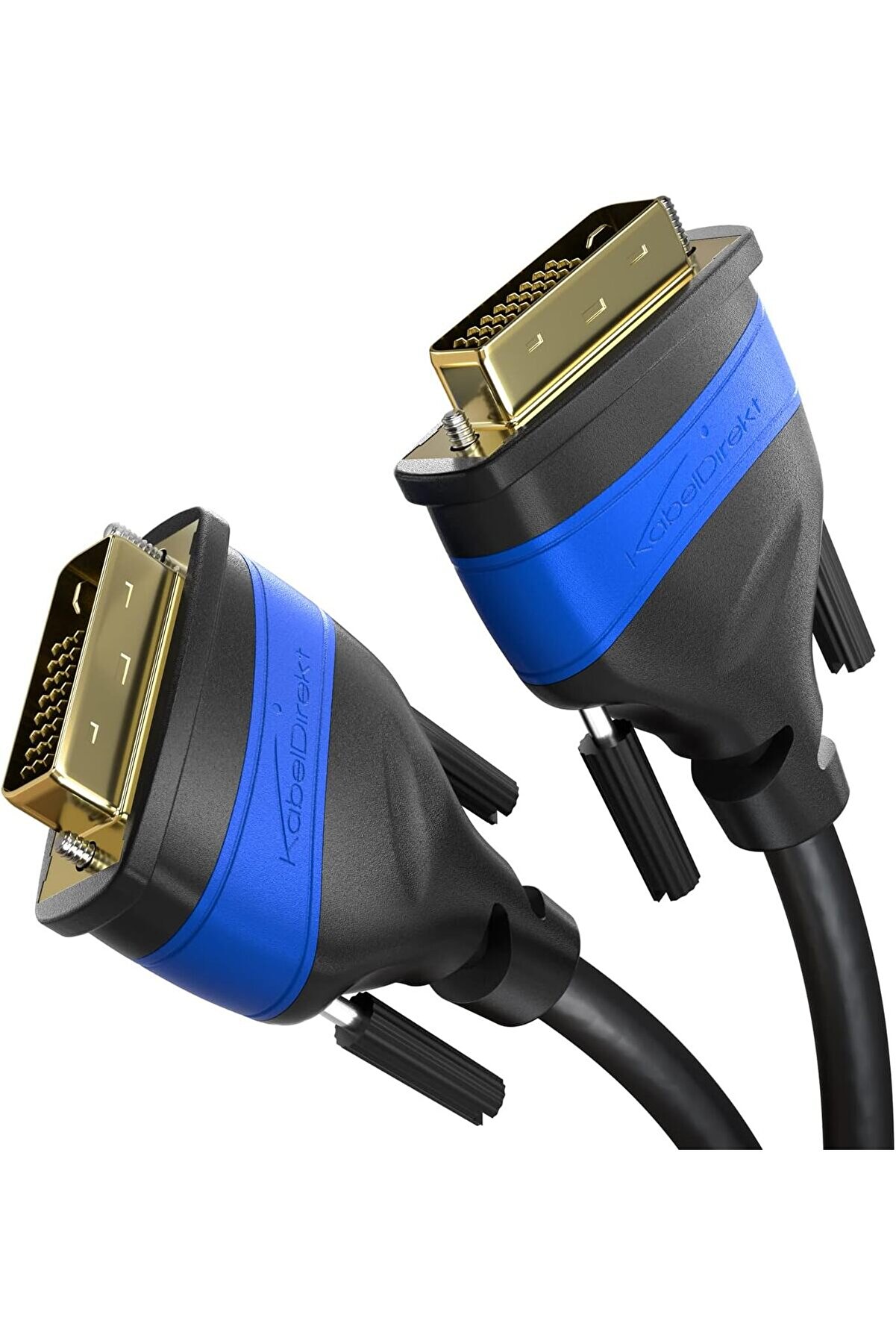 STOREMAX – Çift Bağlantılı DVI kablosu – parazitsiz sinyal iletimi için ferrit çekirdekli – 10 m