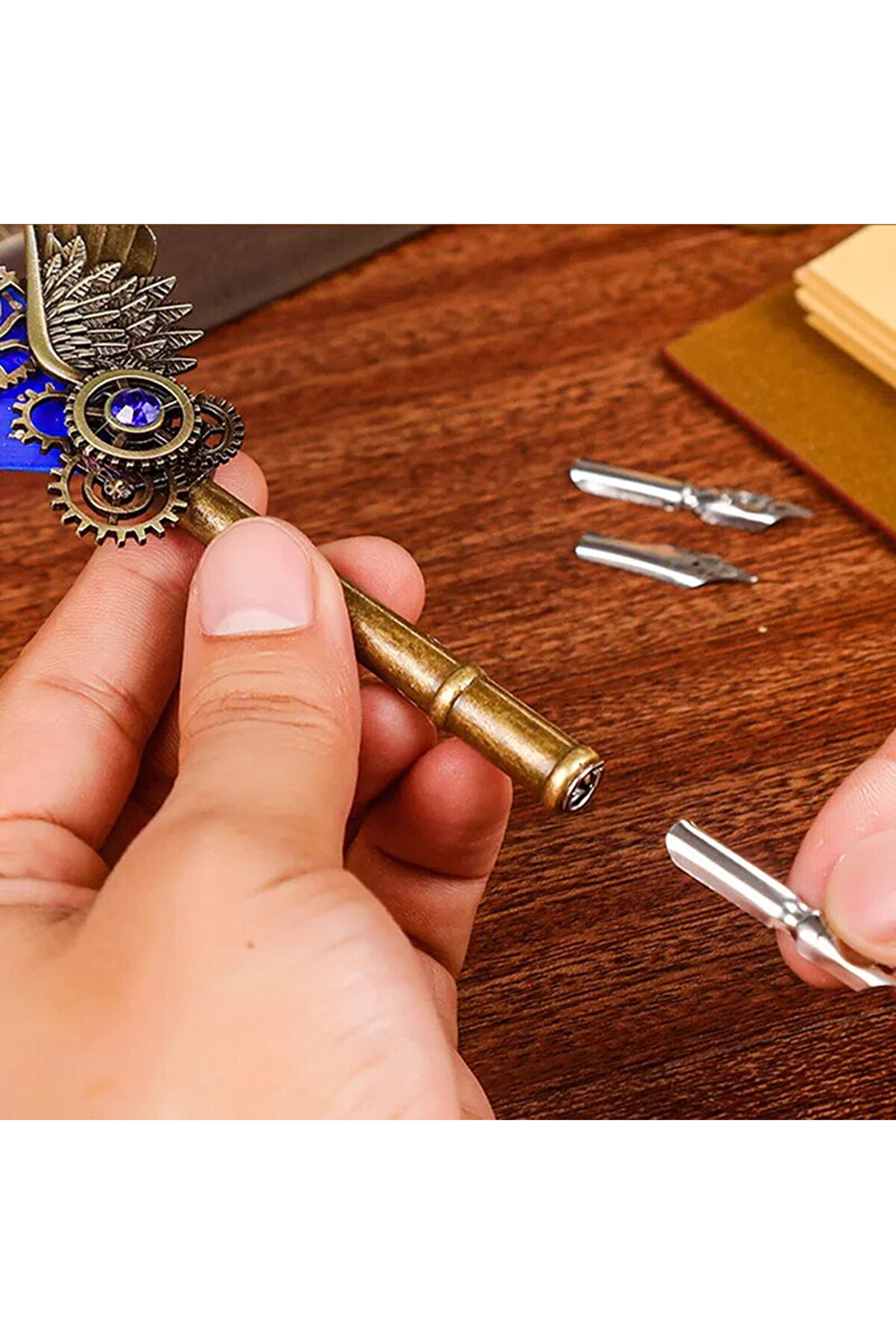 Tüylü Mürekkepli̇ Di̇vi̇t Kalem Seti̇ Tdrtr