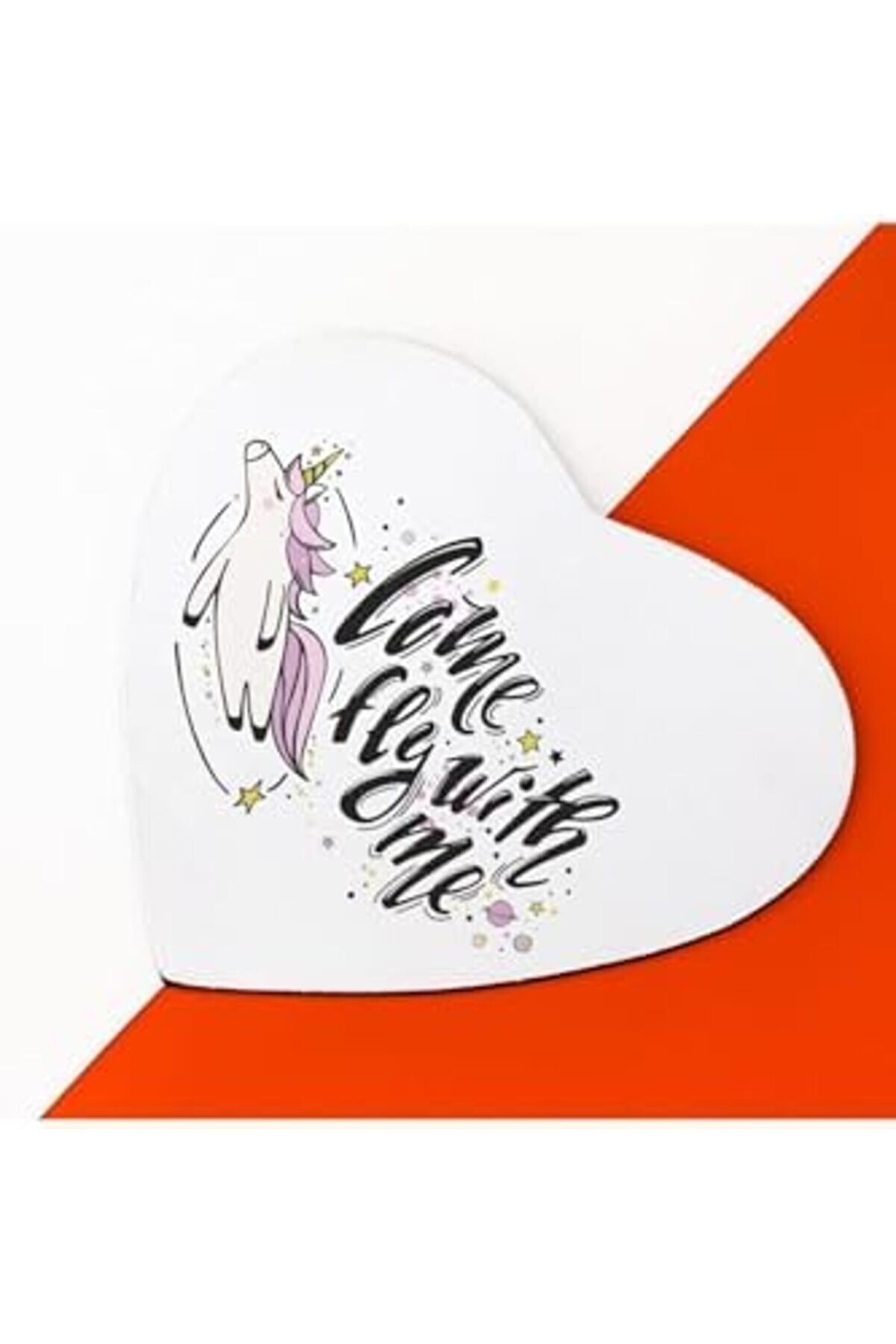 Modaflux Kız Arkadaşa Hedi̇yeli̇k Baskılı Kalp Mouse Pad - Mousepad - Fare Altlığı Polynova 395519