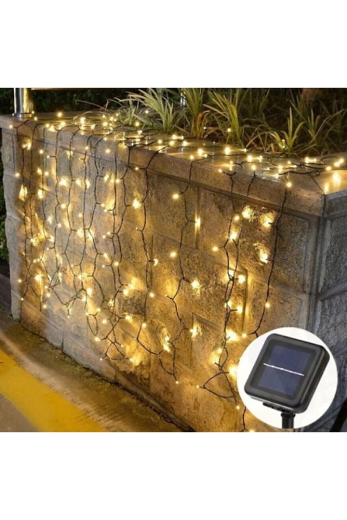 Solar 100 Ledli̇ 12 Metre Bahçe Aydınlatma