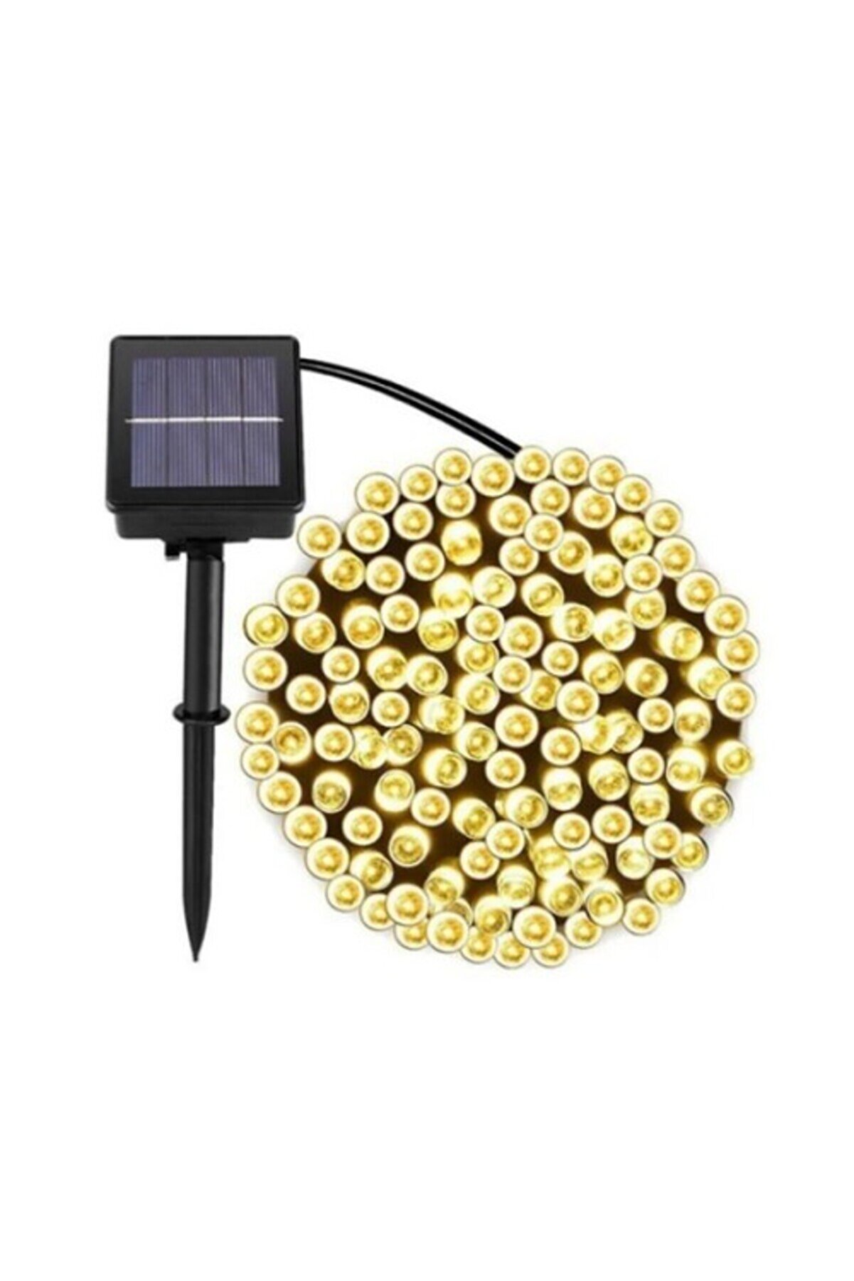 Solar 100 Ledli̇ 12 Metre Bahçe Aydınlatma