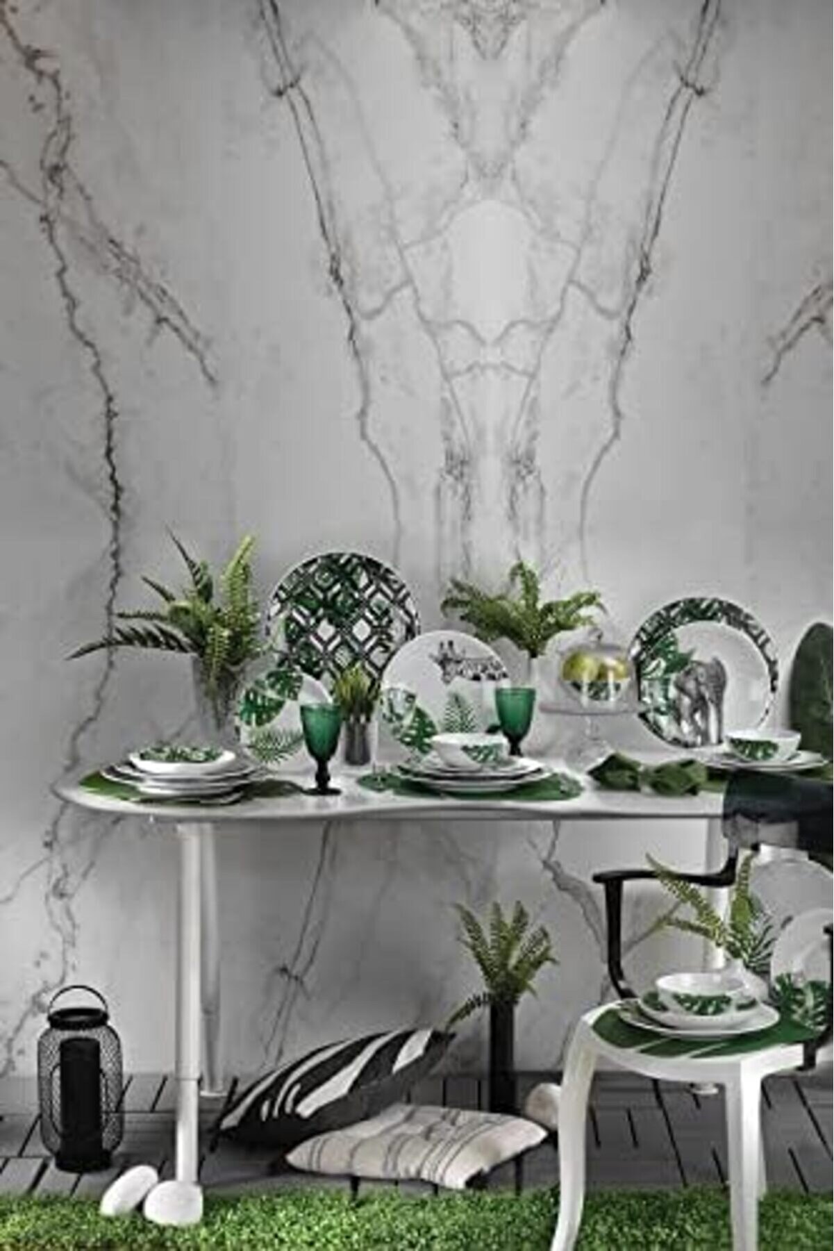 Doğadaki̇ler 27 Cm Servi̇s Tabağı Zebra Zg27Du470102893