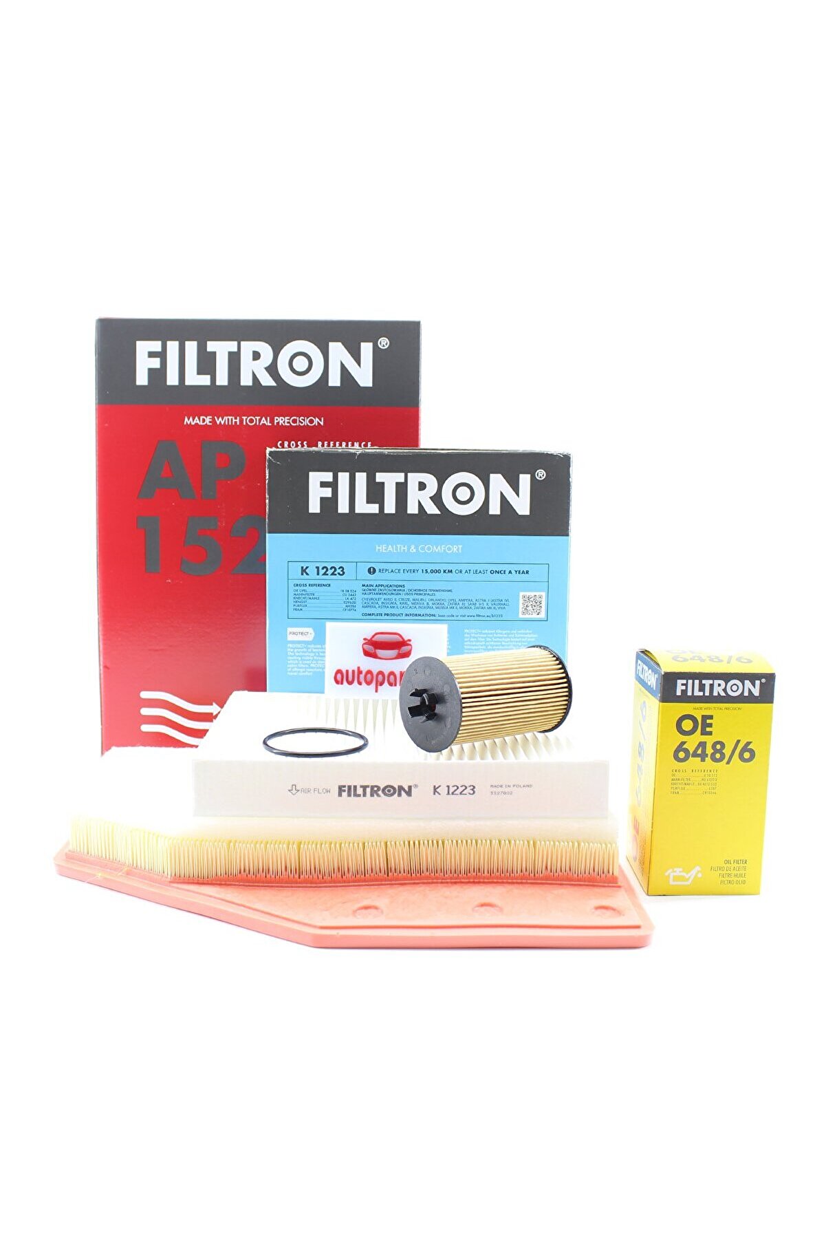 Fi̇ltron Opel İnsi̇gni̇a B 1.6 Di̇zel Peri̇yodi̇k Bakım Seti̇ Fi̇ltron Marka