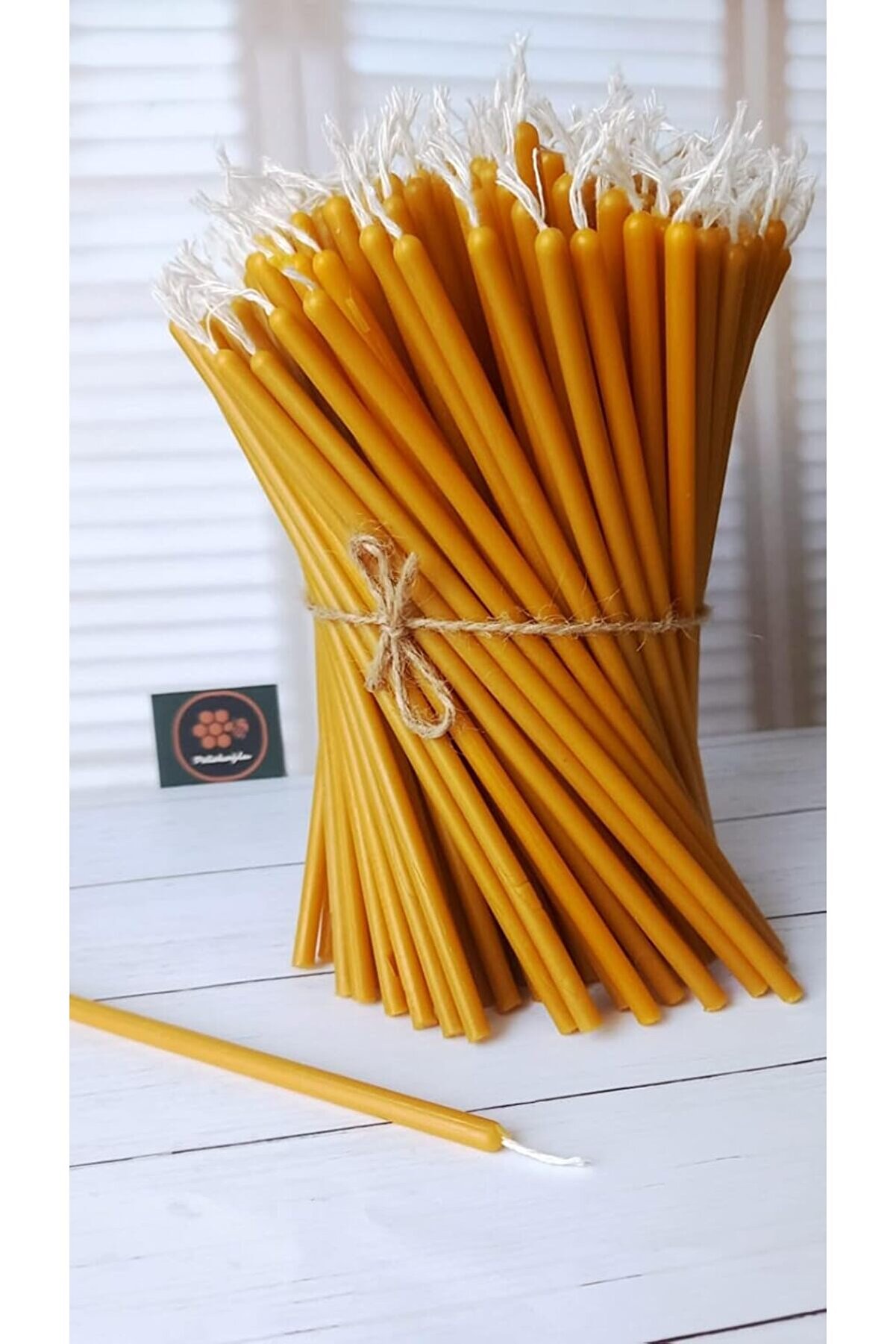 STOREMAX oskyshopc (25 Adet) Mum Petekoğlu Dilek Mumu Petek Uzun Parti Nişan Düğün Ritüel Doğum Günü Mum newd