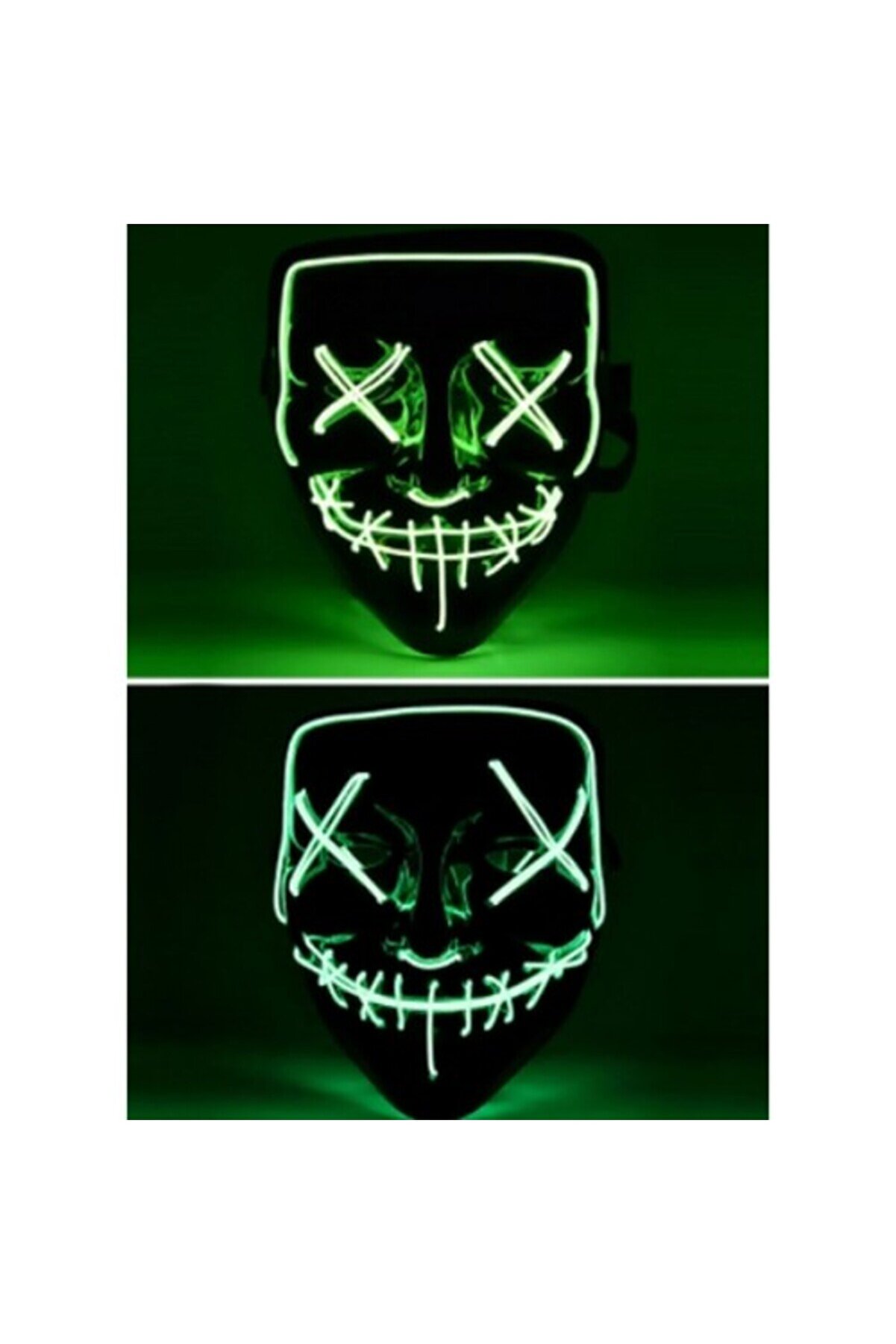 Led Işıklı Yeşi̇l Maske