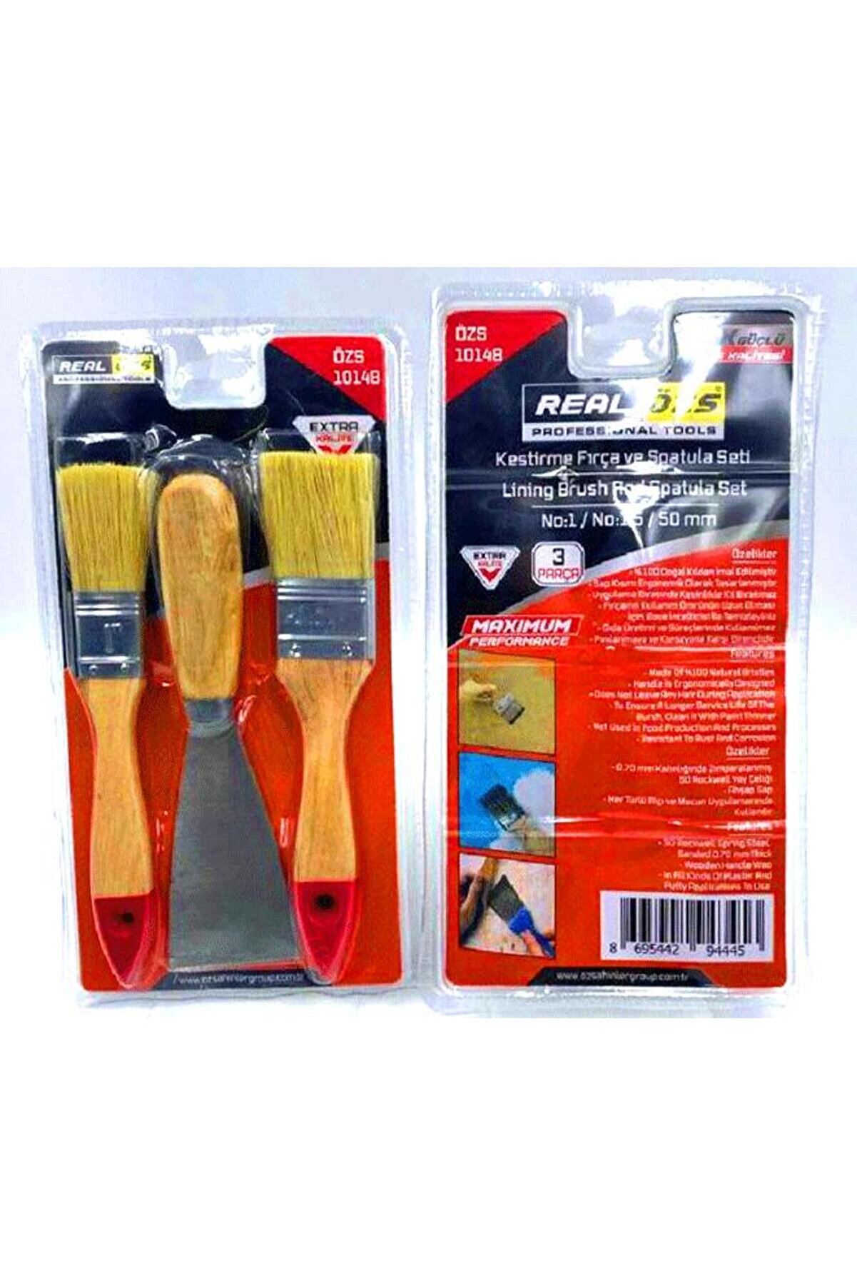 Go İthalat 3 Par&ccedil;a Spatula50Mm- Kesti̇rme Fır&ccedil;ano-1-1.5Seti̇ (4457)