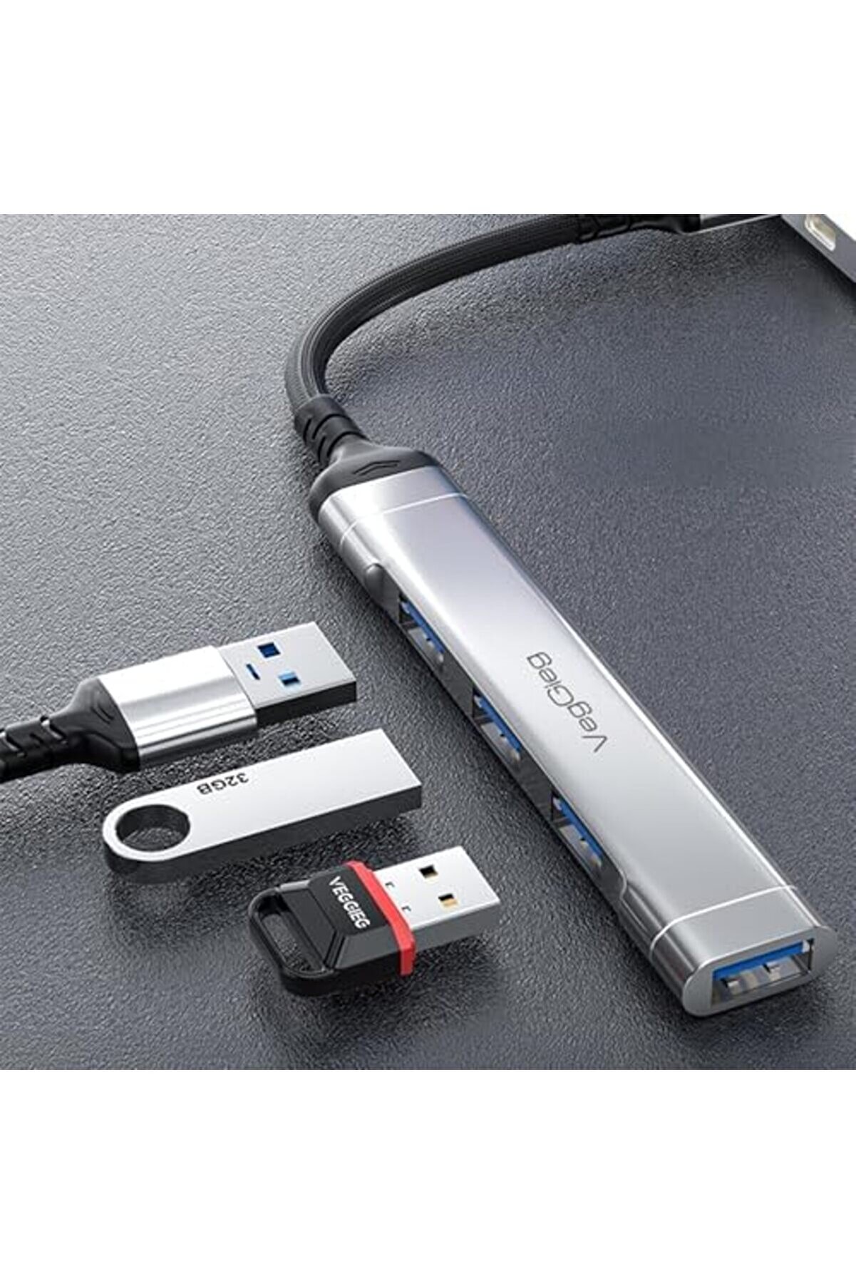 Type-C To Usb 3.0 4 Port 3*Usb 2.0 Ve 1*Usb 3.0 Çoklayıcı Hub 1058548