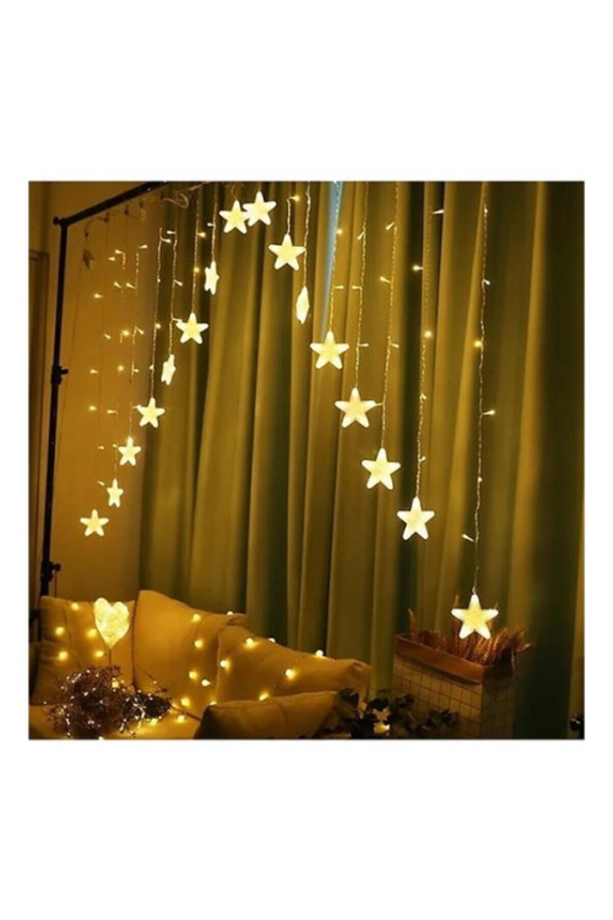 evimdeyokyok Yıldız Perde LED