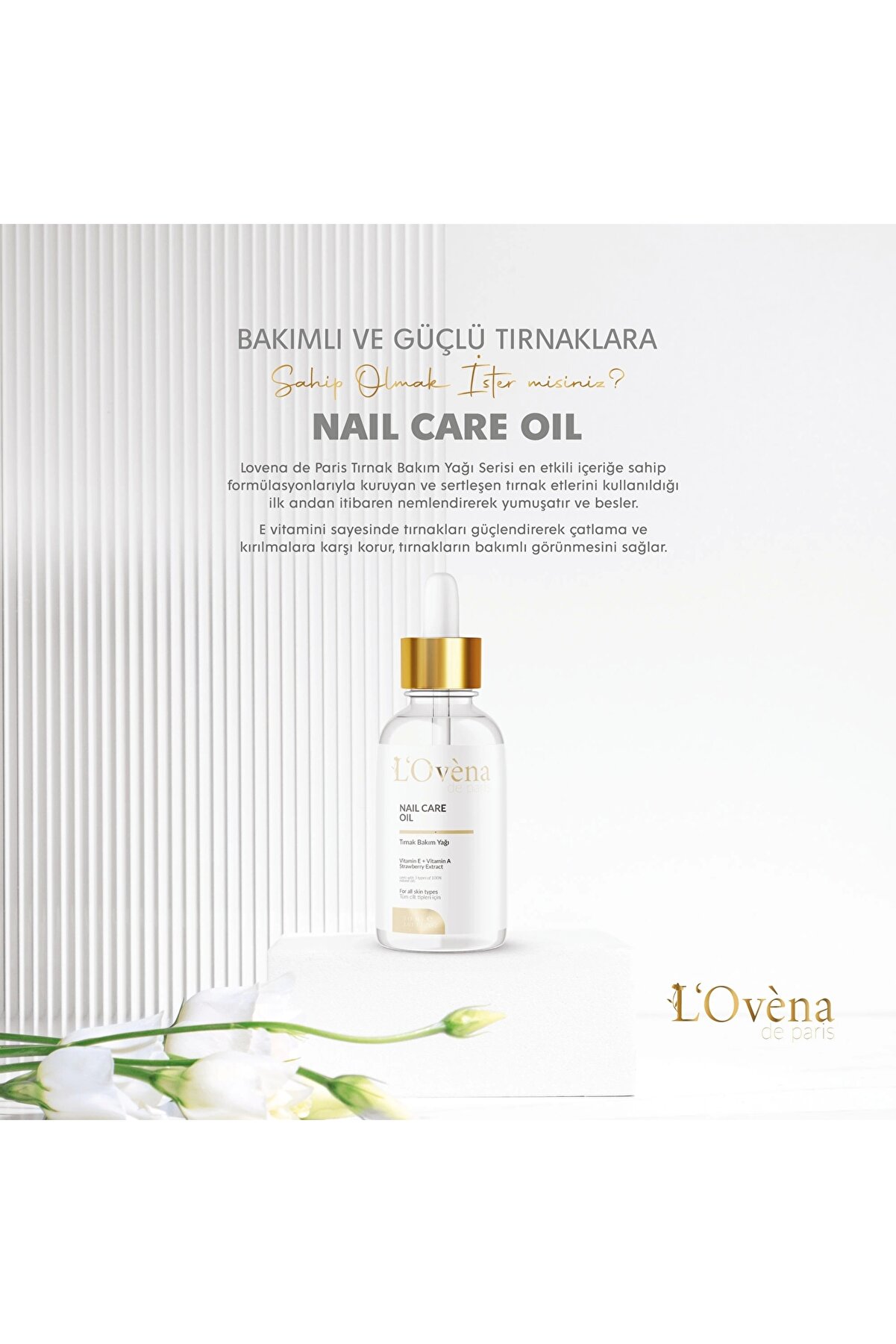 L Ovena De Pari̇s Lovena De Pari̇s - Naıl Care Oıl - 30 Ml