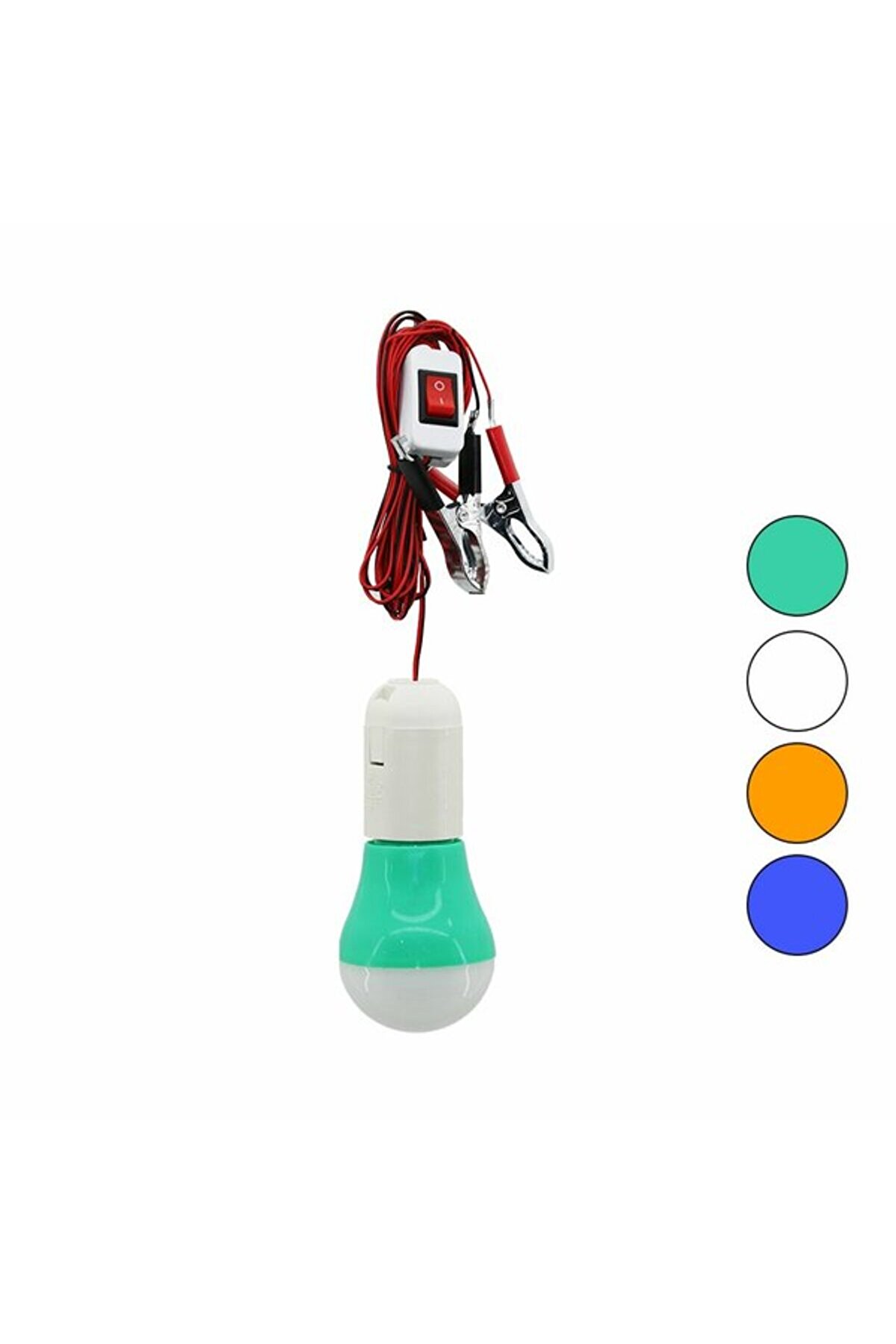 Go İthalat Seyyar - Led Lamba Ak&uuml; Takvi̇ye Kablolu= 4Mt 12V - 5W (784)