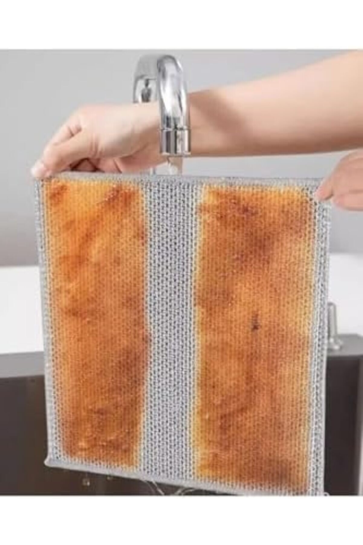 Snshop Telli̇ Bulaşık Bezi̇ Ovma Teli̇ Ve &Ccedil;ok Ama&ccedil;lı Multi̇ İnce Temi̇zli̇k Fır&ccedil;ası 4 Adet 46743