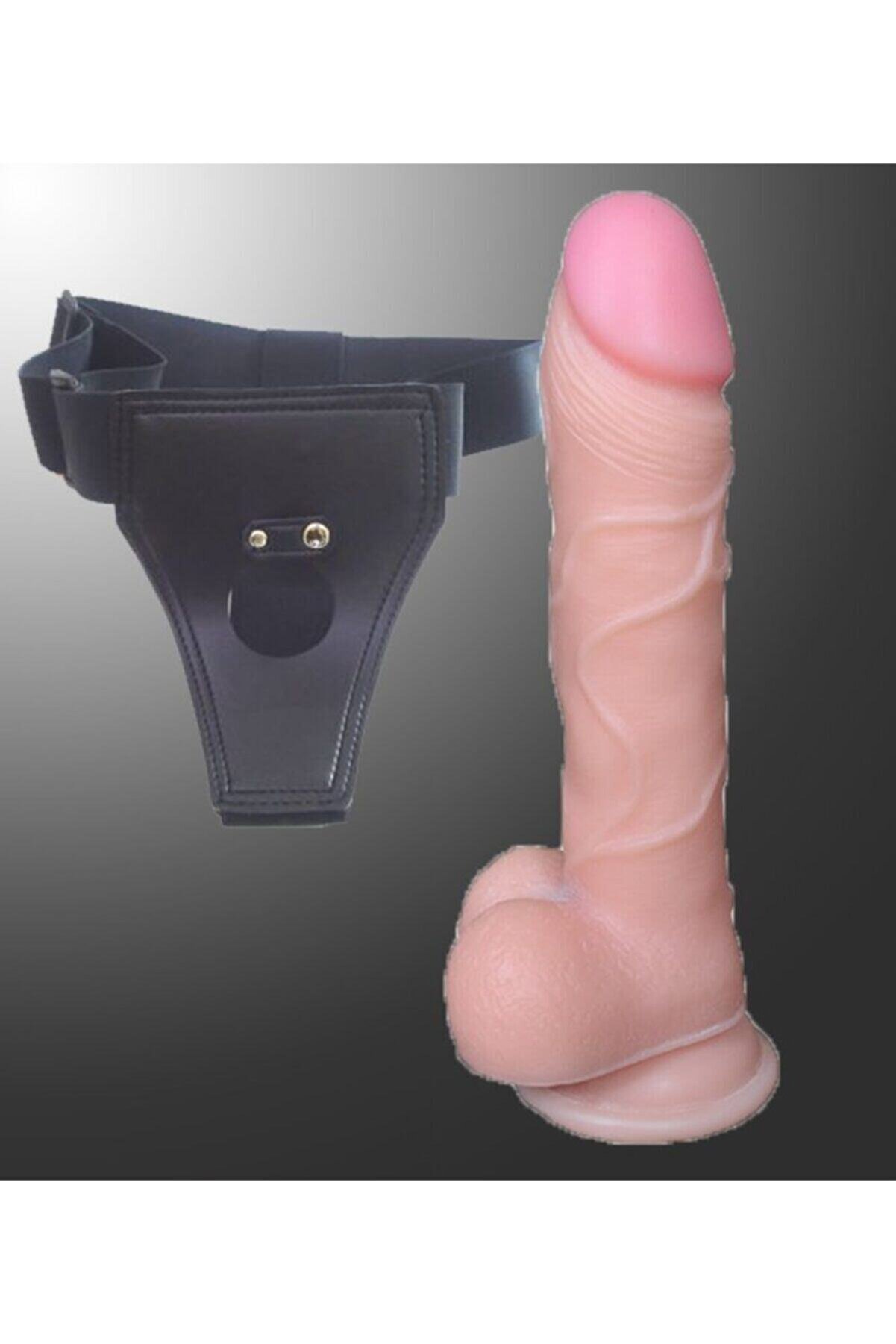 Meyrabest Di̇ldo Seri̇es Beat 19 Cm Esnek Belden Bağlamalı Peni̇s