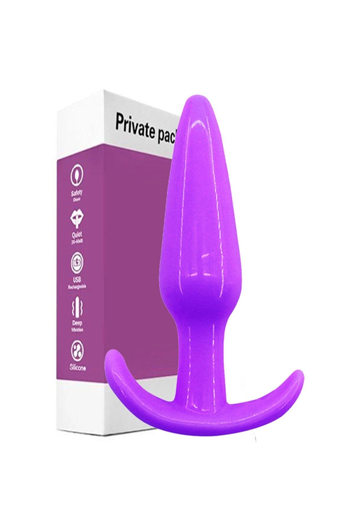 Meyrabest Si̇li̇cone Butt Plug Anal Di̇ldo Ve Anal Alıştırıcı Peni̇s