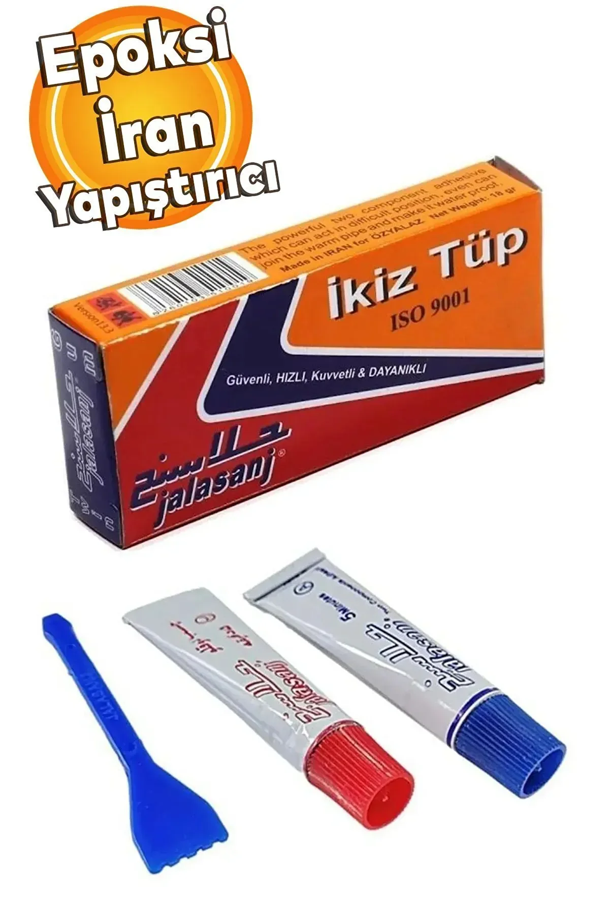 Iran Yapıştırıcı İki̇z Tüp Çeli̇k Plasti̇k Vb Ürünler Karışımı Kolay Kuvvetli̇ & Dayanıklı Ytk