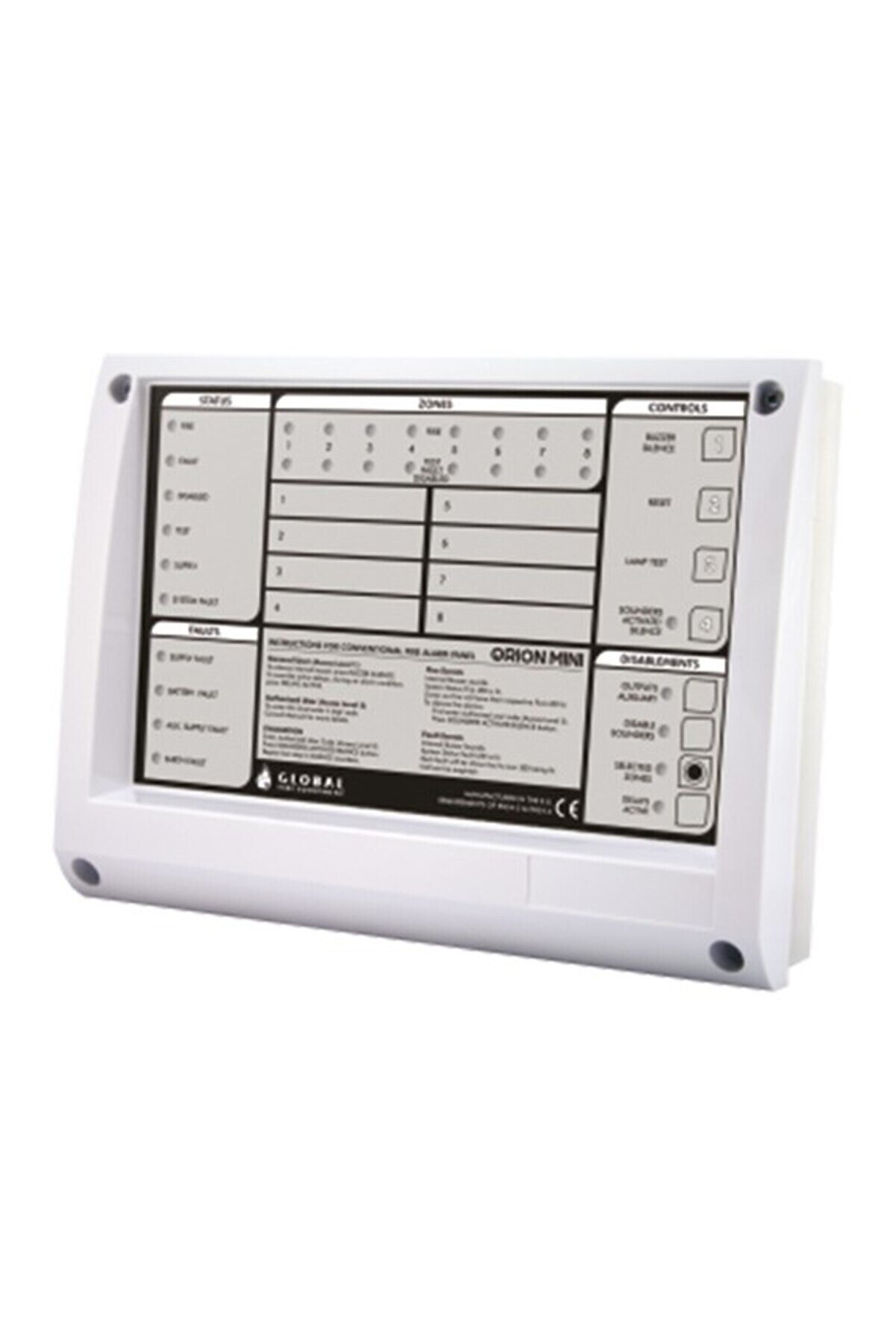 Orıon1 1 Zonlu Yangın Algılama Paneli̇ (Ufak Kasa) Tdrtr