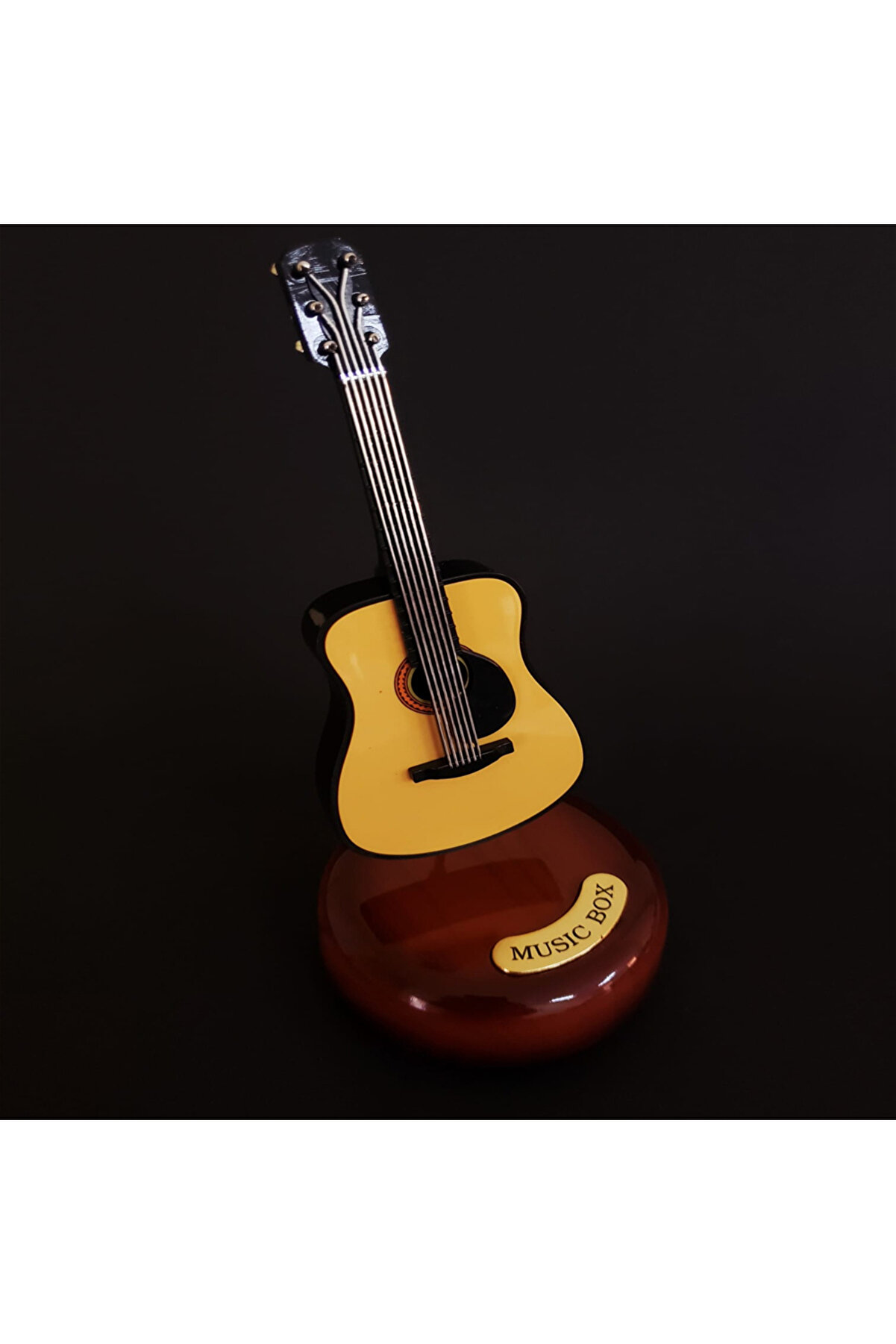 evimdeyokyok Kurmalı Gitar Müzik Kutusu Tdrtr